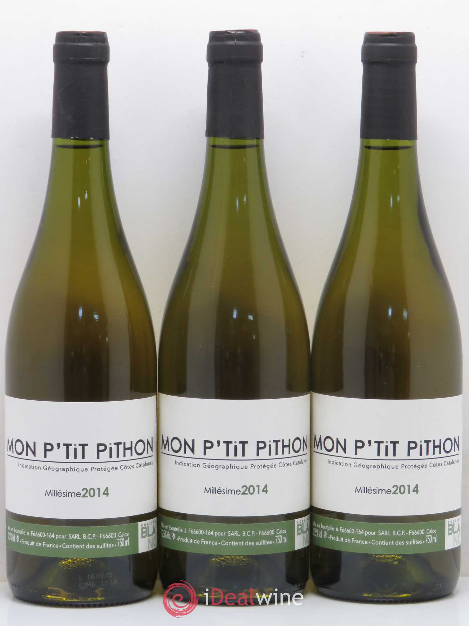 Côtes Catalanes Olivier Pithon Mon P'tit Pithon (sans prix de réserve) 2014 - Lot de 3 bouteilles - 0