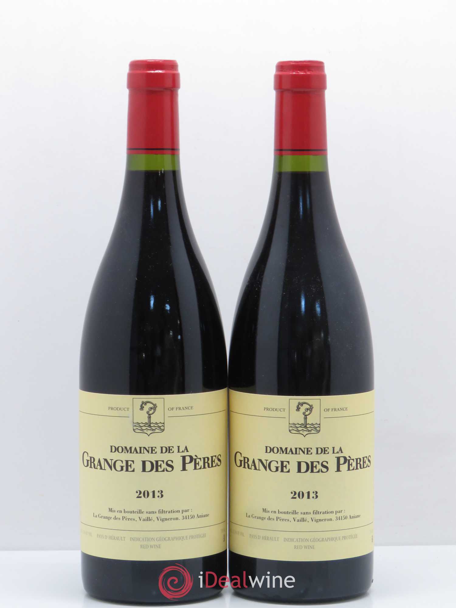 Pays d'Hérault Grange des Pères Laurent Vaillé 2013 - Lot de 2 bouteilles - 0