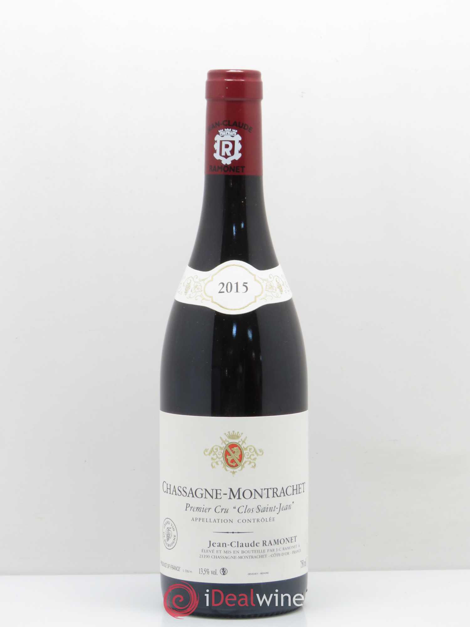 Chassagne-Montrachet 1er Cru Clos Saint-Jean Ramonet (Domaine) (sans prix de réserve) 2015 - Lot de 1 bouteille - 0