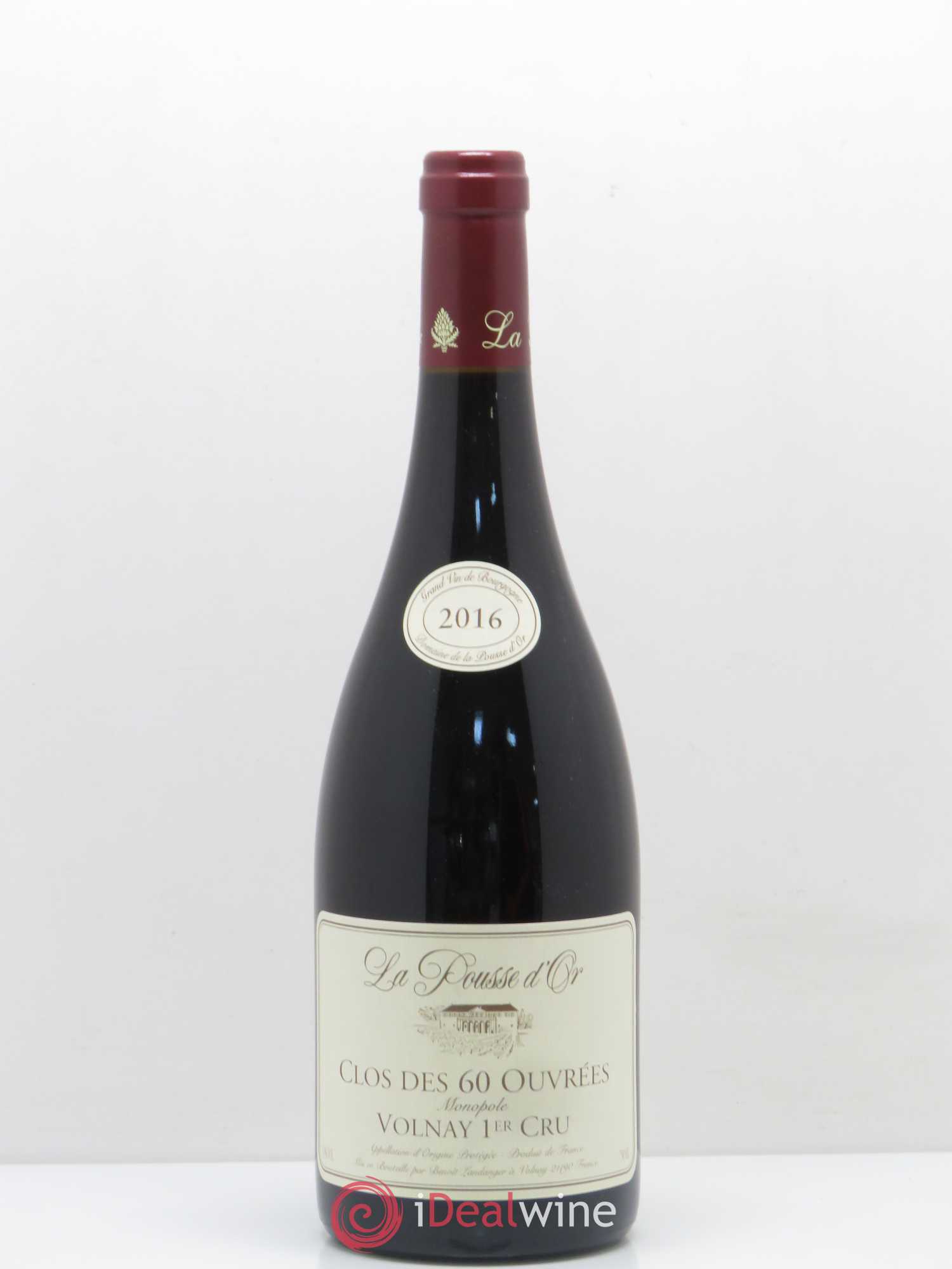 Volnay 1er Cru Clos des 60 ouvrées La Pousse d'Or (Domaine de) (sans prix de réserve) 2016 - Lot de 1 bouteille - 0
