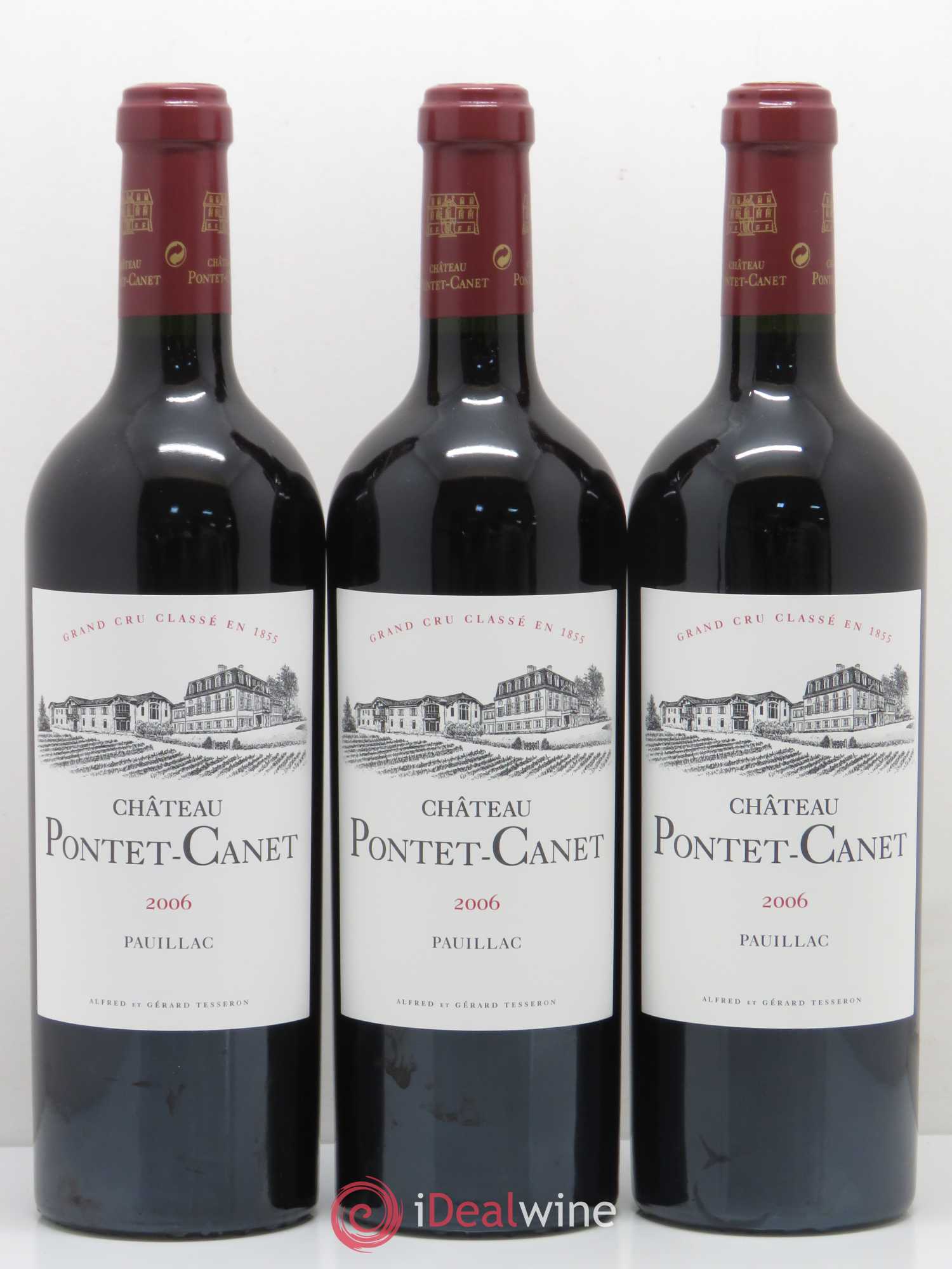 Château Pontet Canet 5ème Grand Cru Classé (senza prezzo di riserva) 2006 - Lotto di 3 bottiglie - 0