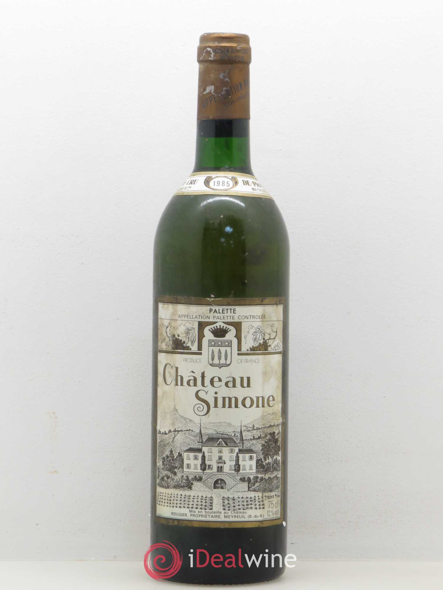 Palette Château Simone Famille Rougier 1985 - Lot de 1 bouteille - 0