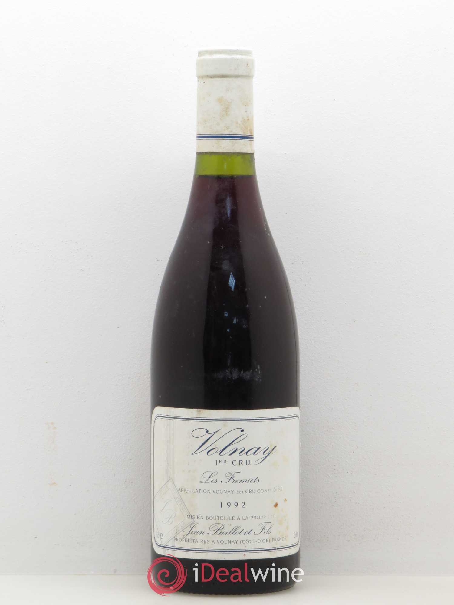 Volnay 1er Cru Les Fremiets Jean Boillot et Fils 1992 - Posten von 1 Flasche - 0