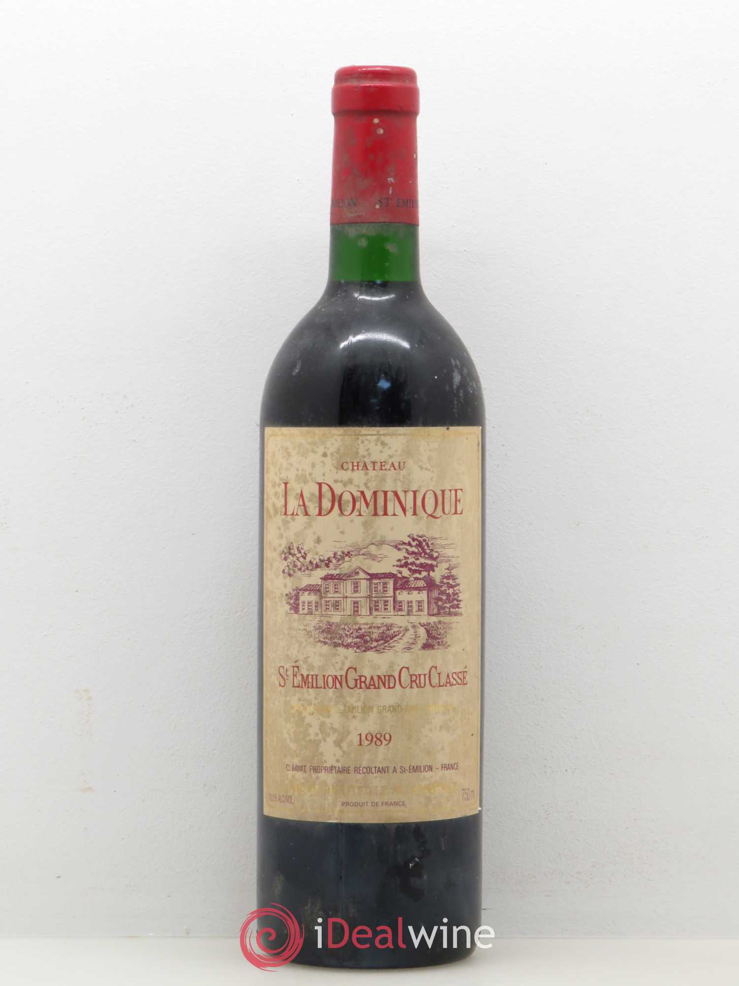 Château la Dominique Grand Cru Classé 1989 - Lot de 1 bouteille - 0