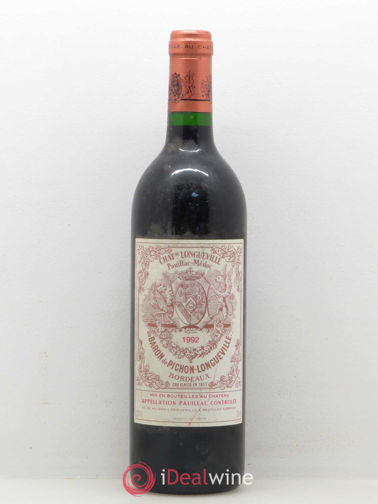 Pichon Longueville Baron 2ème Grand Cru Classé 1992 - Lot de 1 bouteille - 0