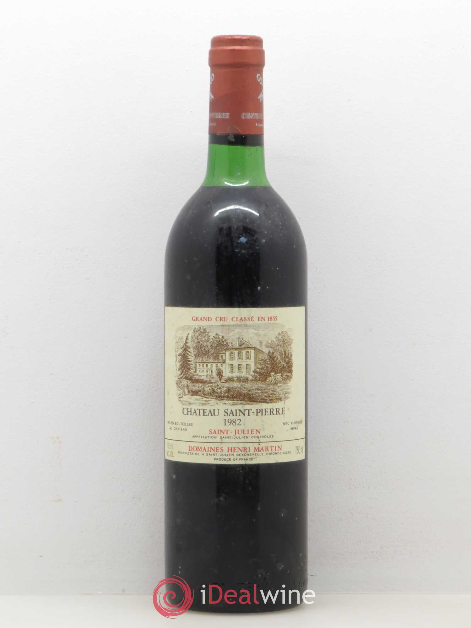 Château Saint-Pierre 4ème Grand Cru Classé 1982 - Lot de 1 bouteille - 0
