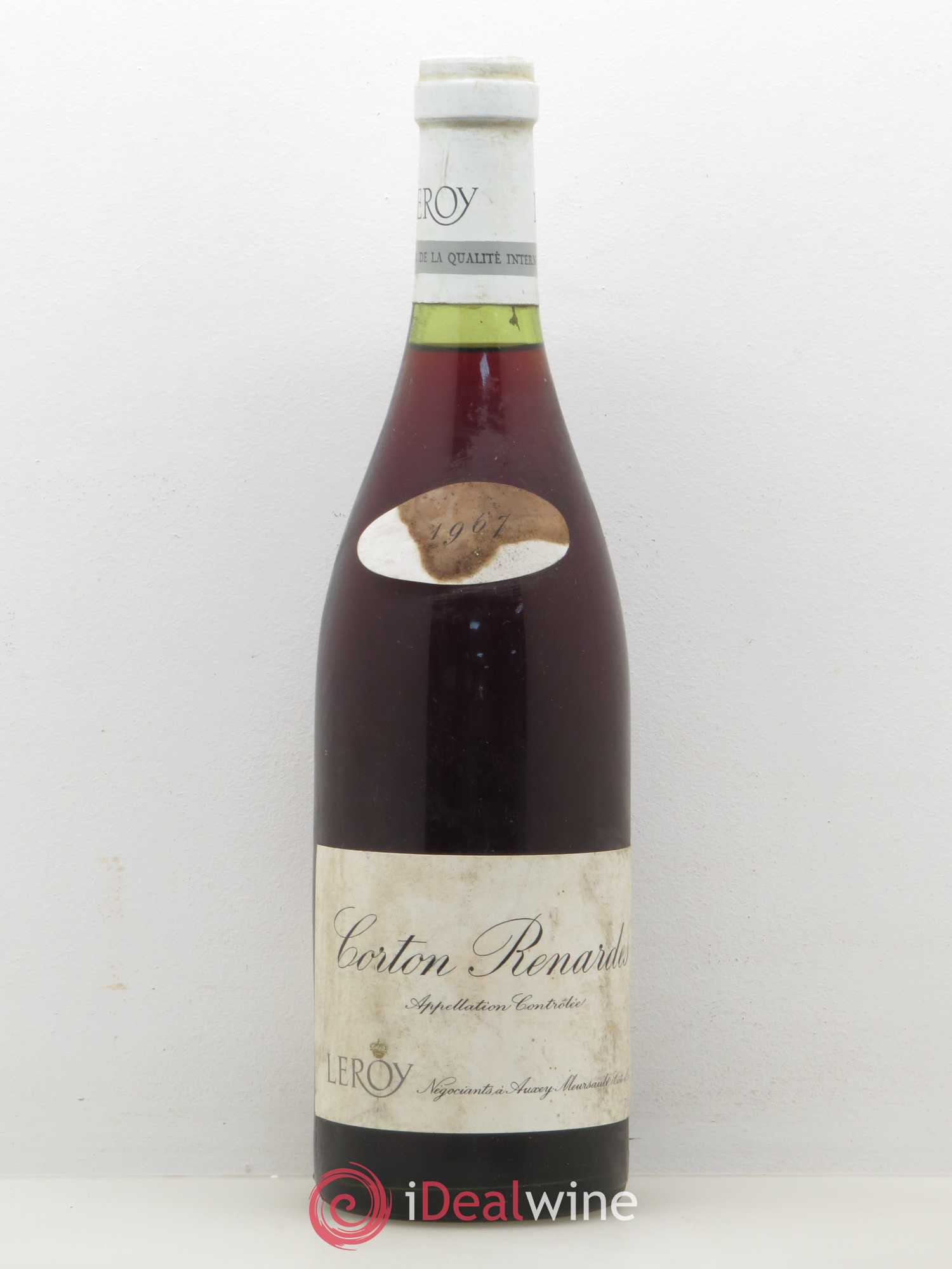 Corton Grand Cru Renardes Leroy SA 1967 - Lot de 1 bouteille - 0