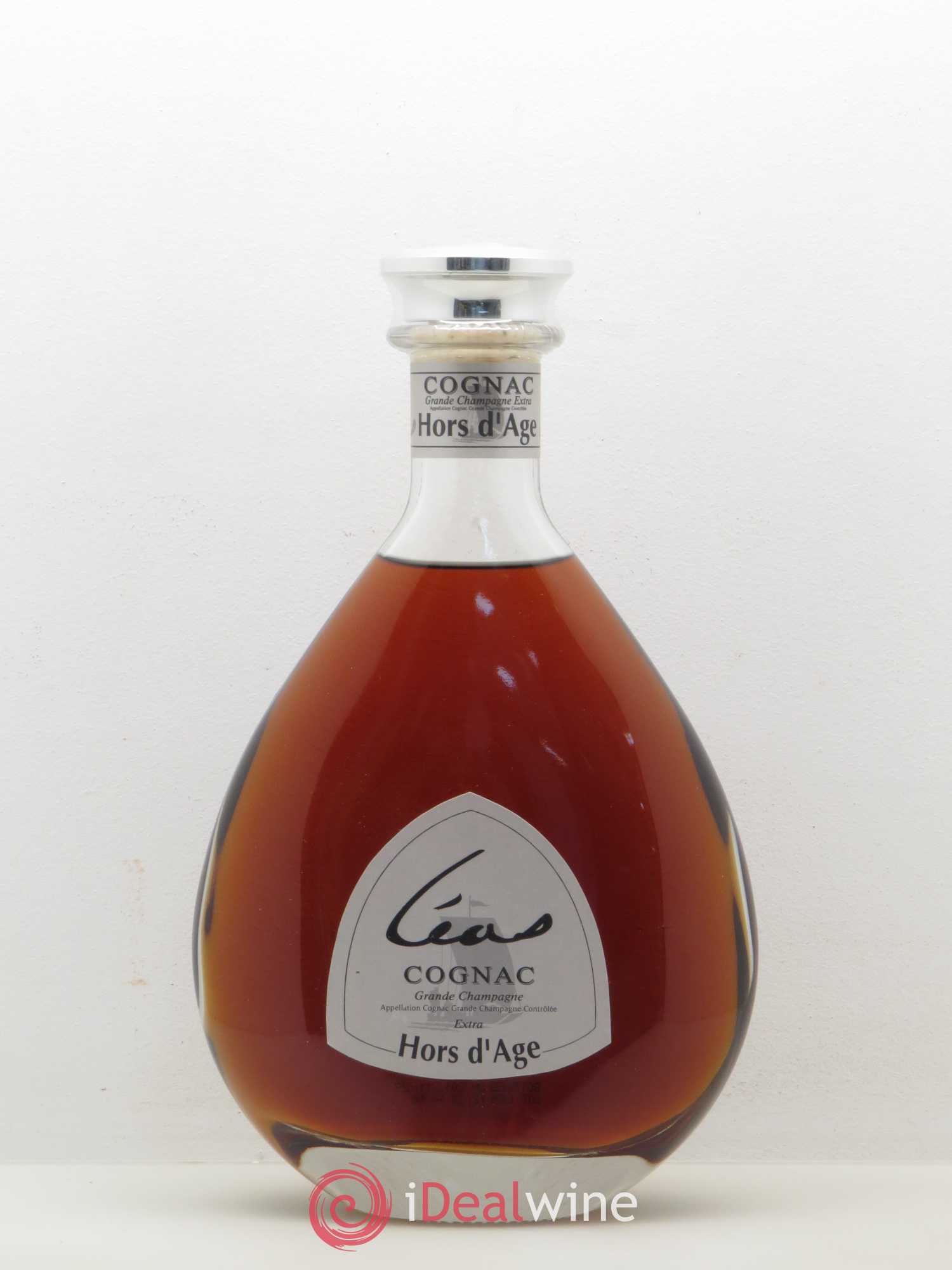 Cognac Grande Champagne Léas Hors d'Age - Posten von 1 Flasche - 0
