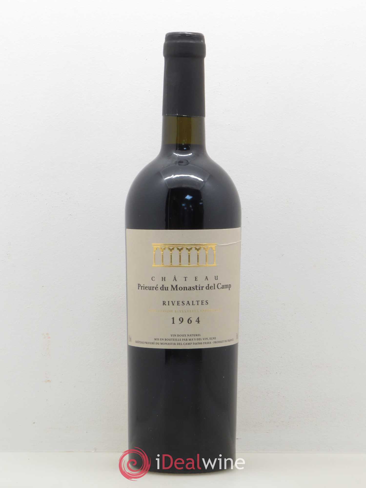 Rivesaltes Château Prieuré du Monastir del Camp 1964 - Posten von 1 Flasche - 0