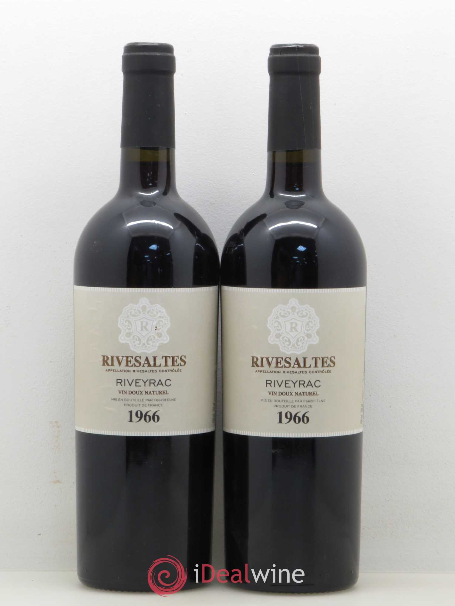 Rivesaltes 1966 - Posten von 2 Flaschen - 0