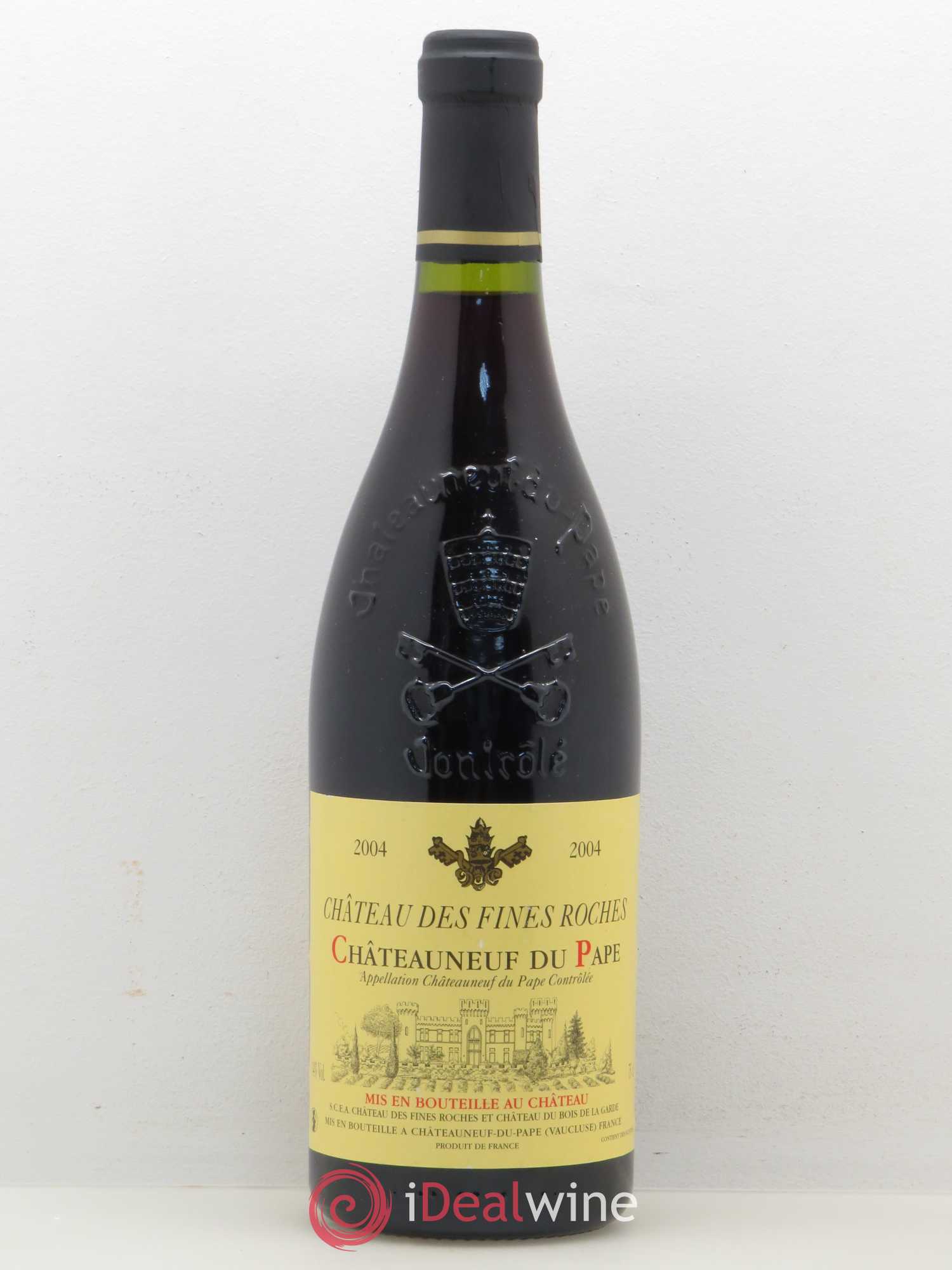 Châteauneuf-du-Pape Château des Fines Roches 2004 - Lot de 1 bouteille - 0
