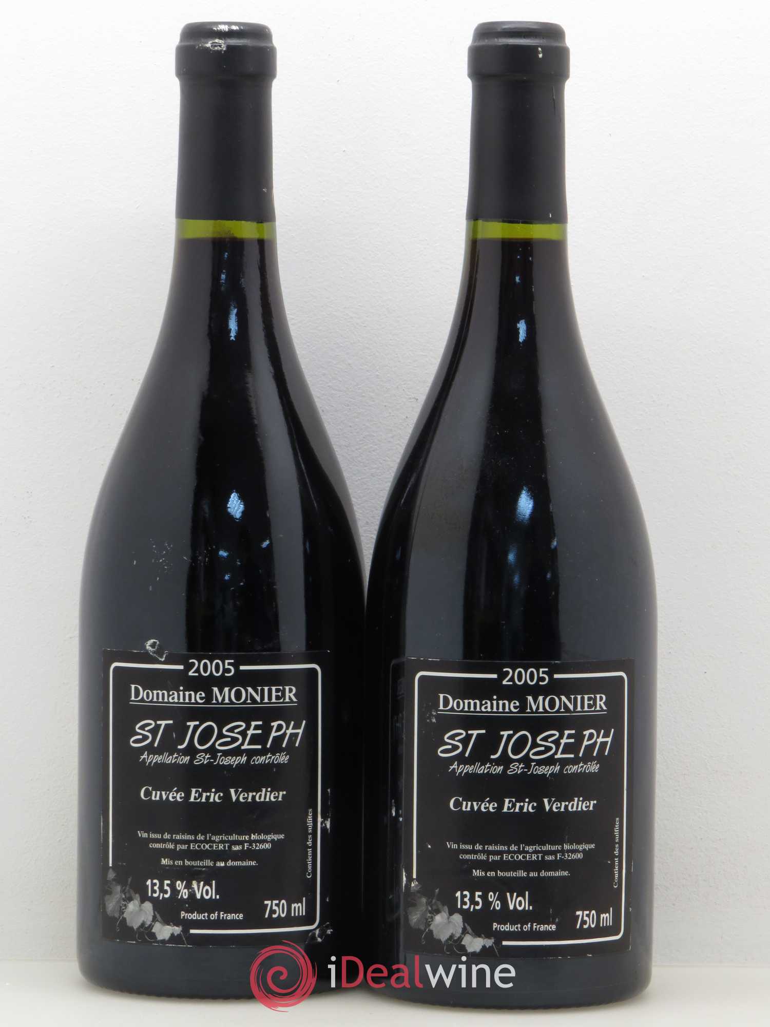 Saint-Joseph Cuvée Eric Verdier Domaine Monier 2005 - Posten von 2 Flaschen - 1