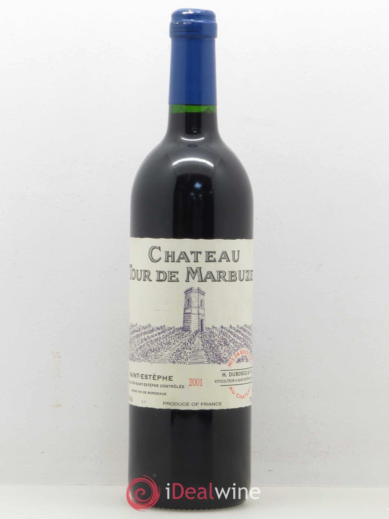 Saint-Estèphe Château Tour de Marbuzet 2001 - Posten von 1 Flasche - 0