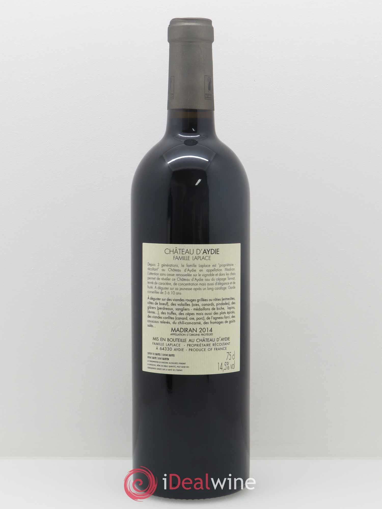 Madiran Château Aydie Famille Laplace 2014 - Lot of 1 bottle - 1