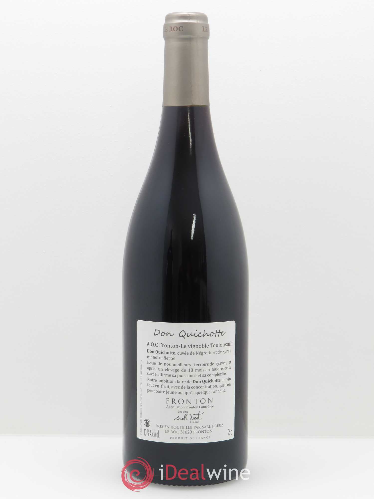 Fronton Le Roc Don Quichotte Jean-Luc Ribes 2015 - Posten von 1 Flasche - 1