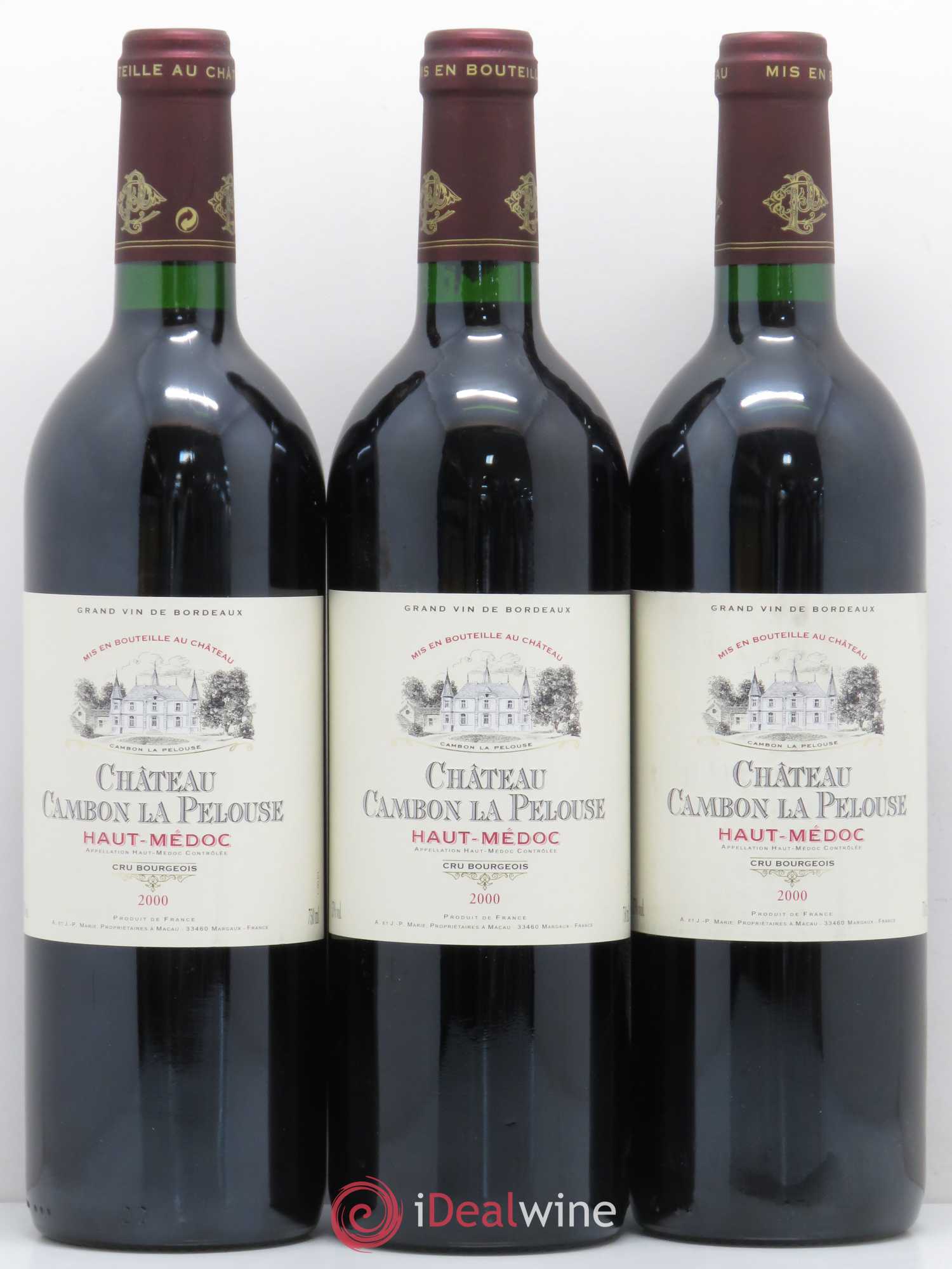 Château Cambon la Pelouse Cru Bourgeois (sans prix de réserve) 2000 - Lot de 12 bouteilles - 3
