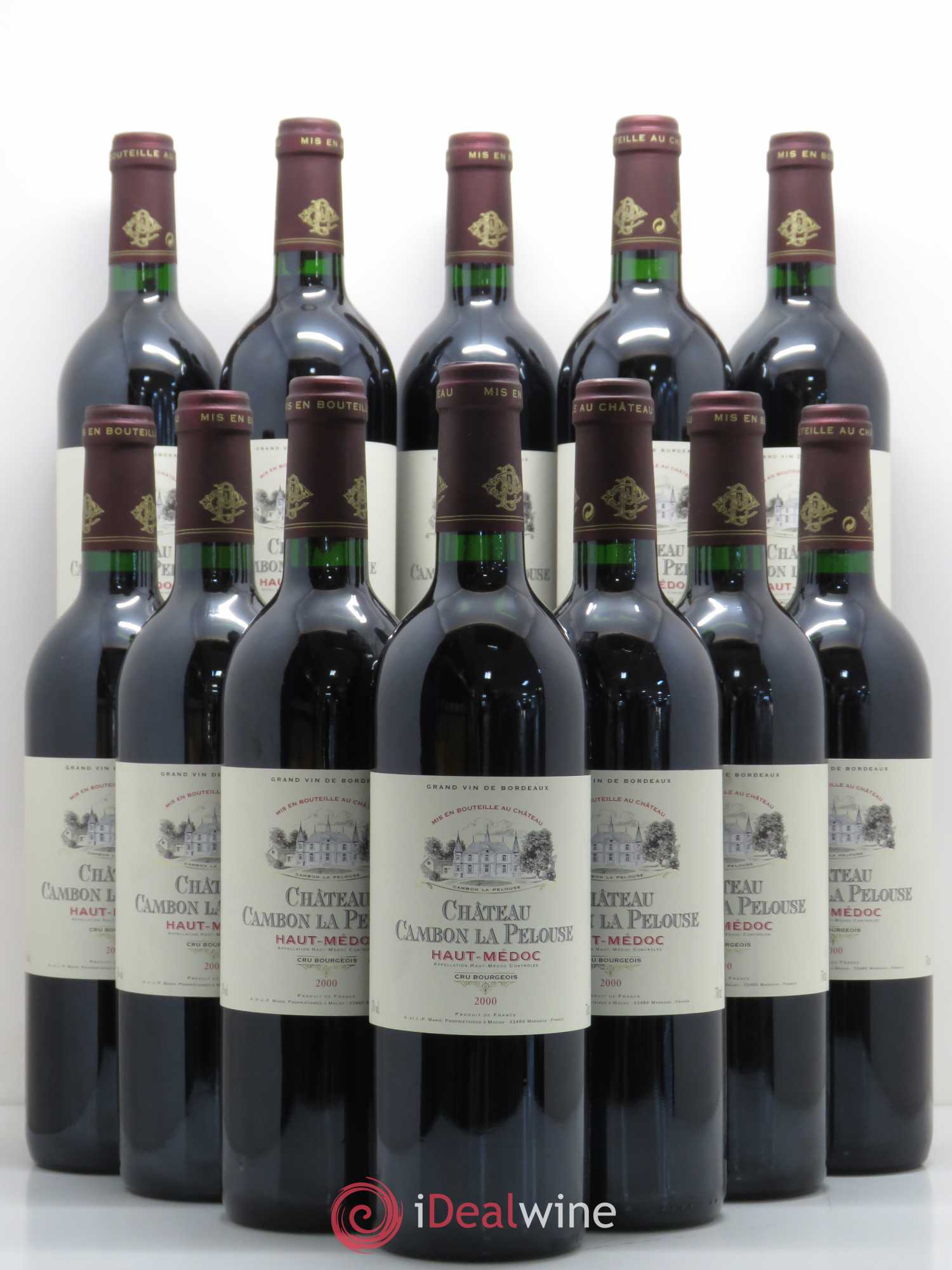 Château Cambon la Pelouse Cru Bourgeois (sans prix de réserve) 2000 - Lot de 12 bouteilles - 0