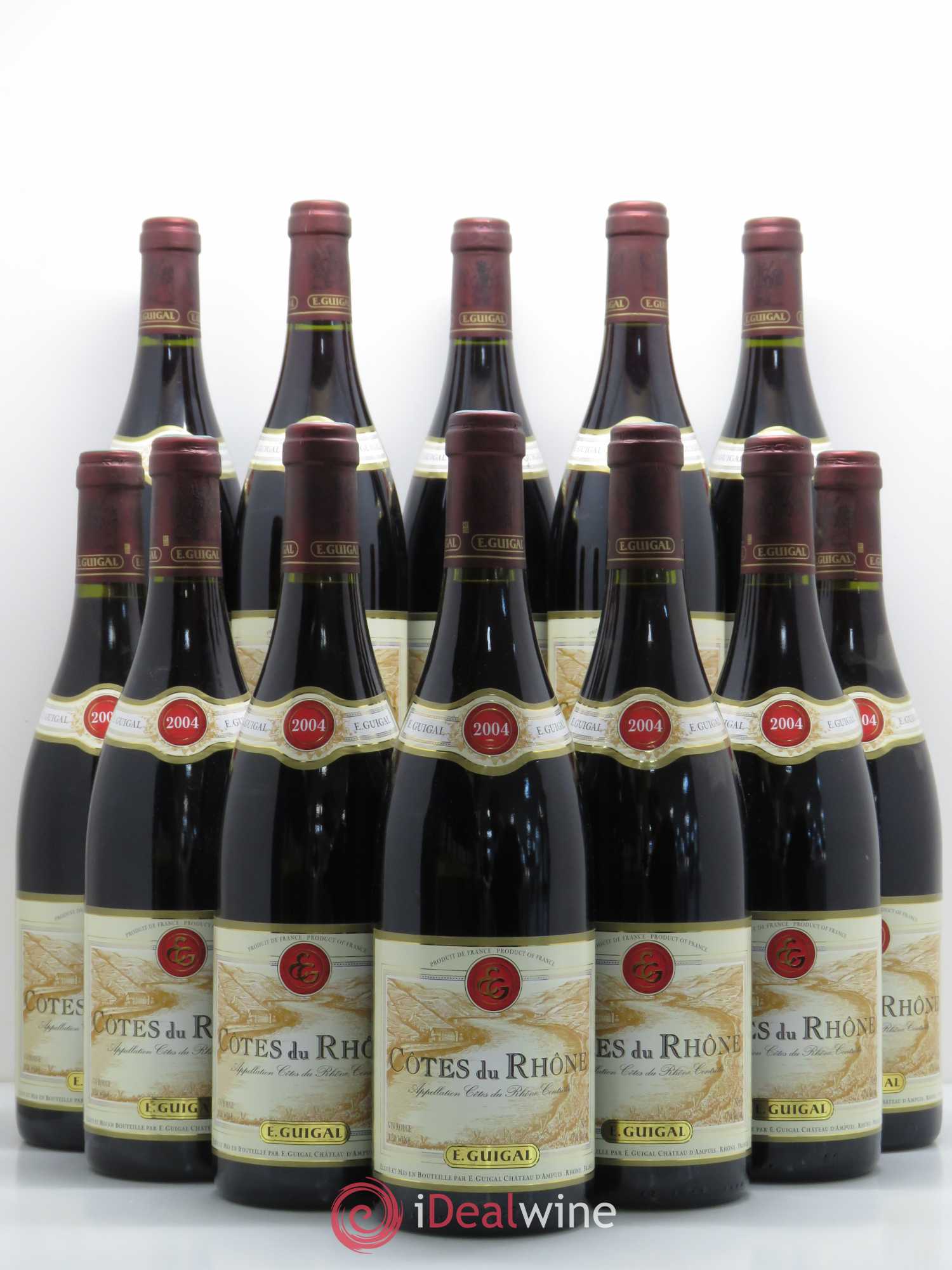 Côtes-du-Rhône Guigal (sans prix de réserve) 2004 - Lot de 12 bouteilles - 0
