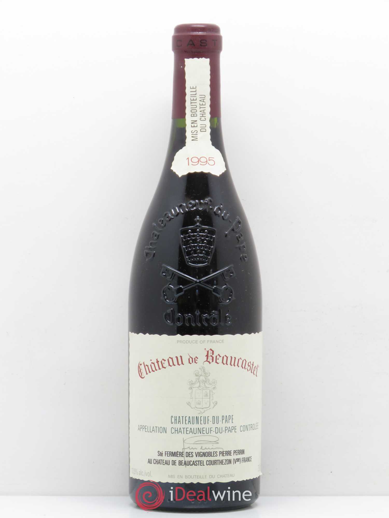 Châteauneuf-du-Pape Château de Beaucastel Famille Perrin 1995 - Lot de 1 bouteille - 0