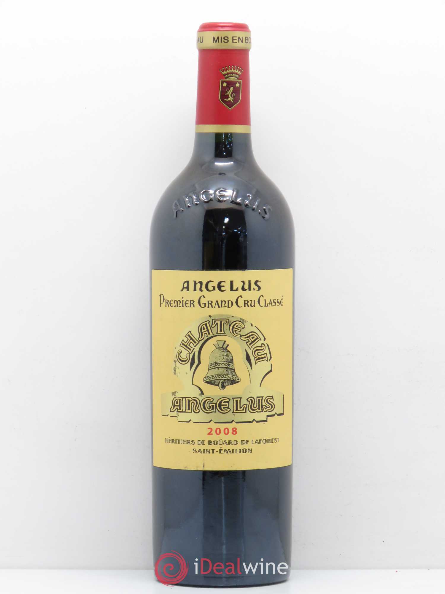 Château Angélus 1er Grand Cru Classé A 2008 - Lot de 1 bouteille - 0