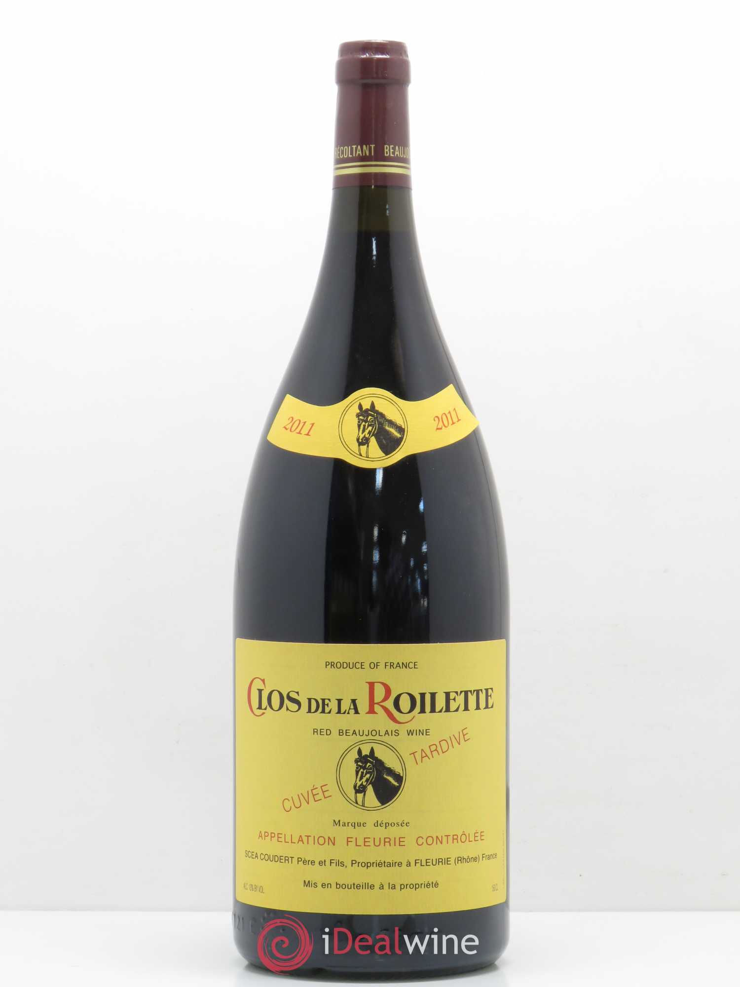 Fleurie Cuvée Tardive Clos de la Roilette 2011 - Lot de 1 magnum - 0