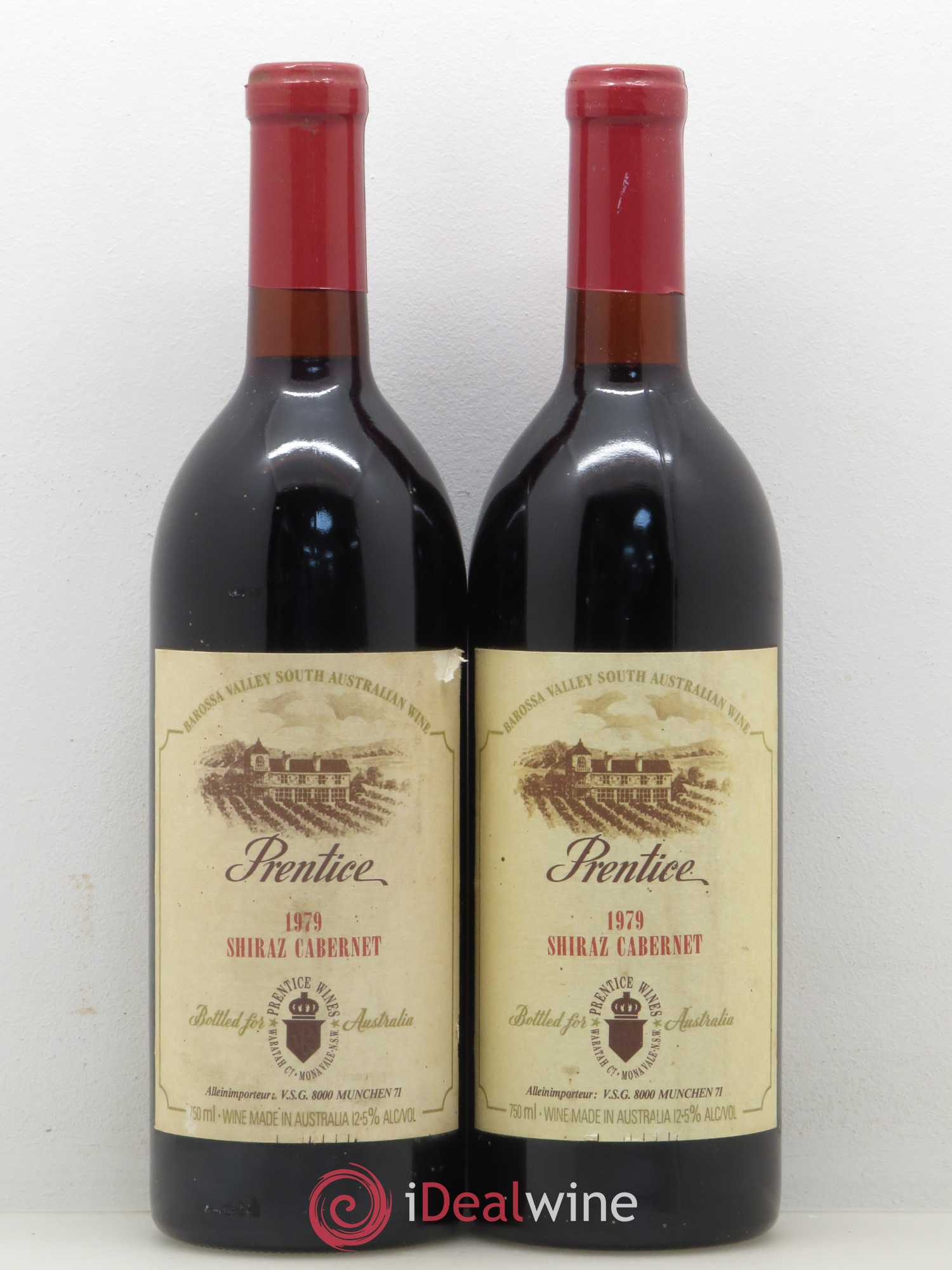 Divers Australie Prentice Shiraz Cabernet 1979 - Posten von 2 Flaschen - 0
