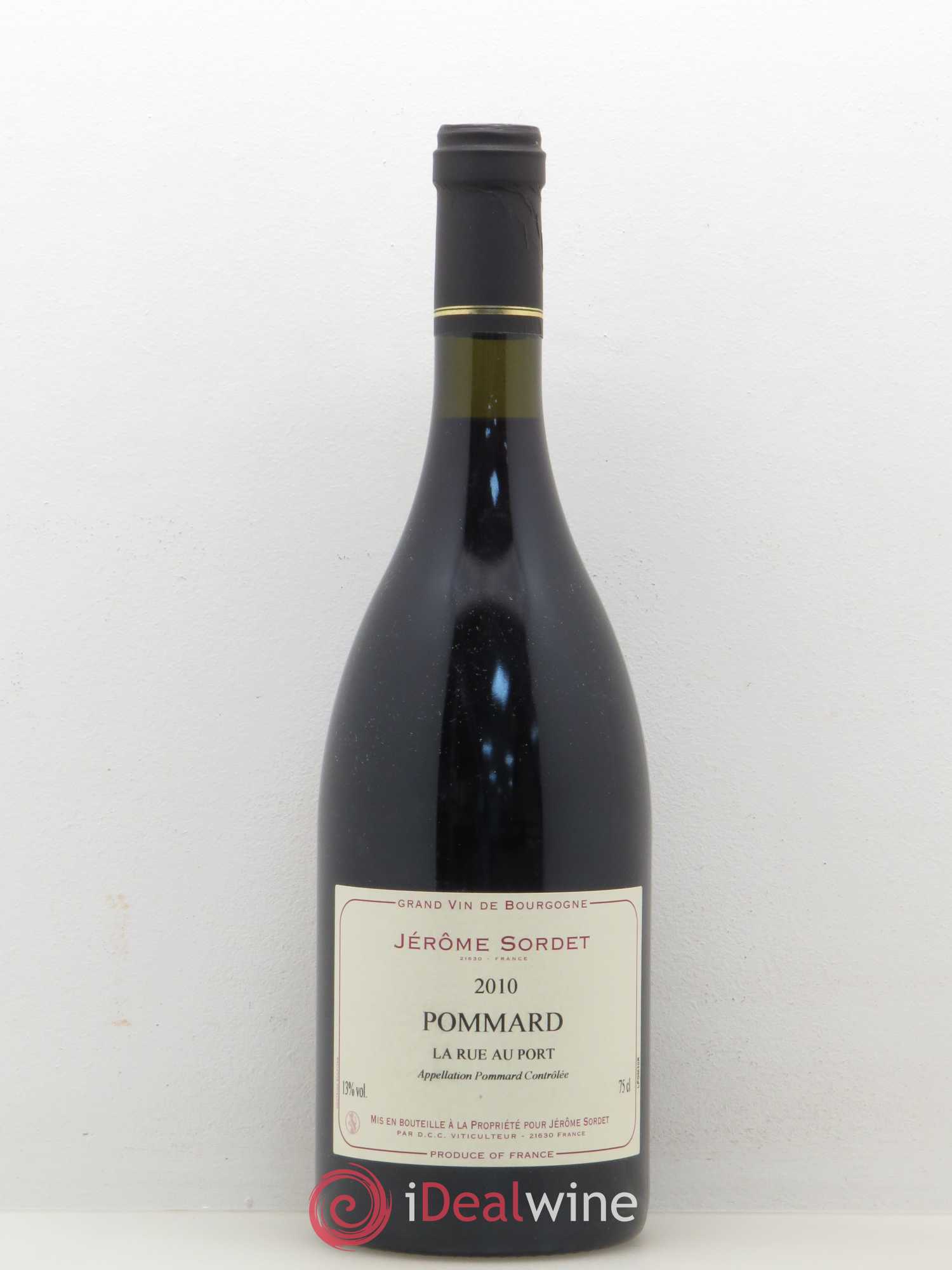 Pommard La rue au port Jérôme Sordet 2010 - Posten von 1 Flasche - 0