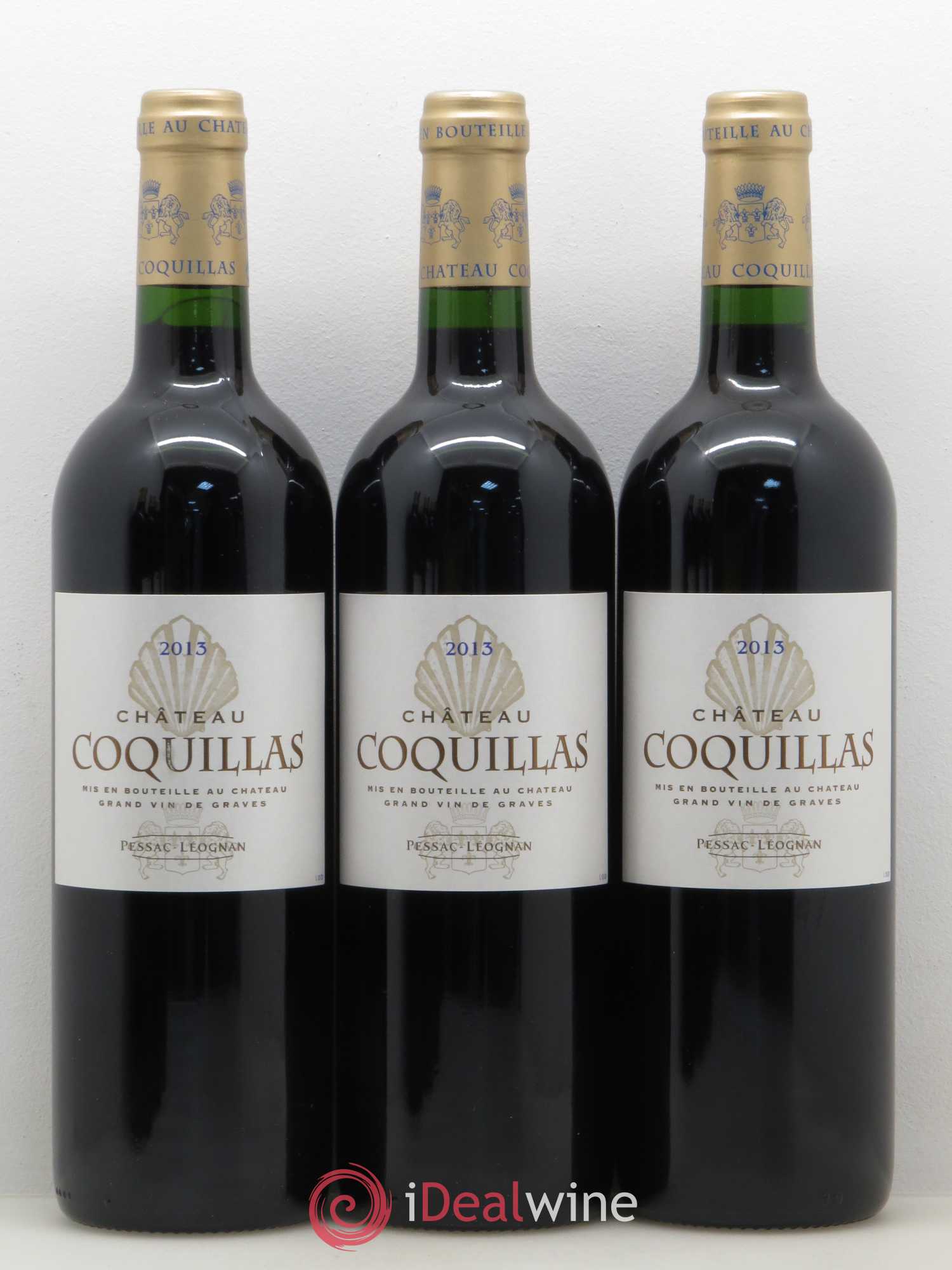 Pessac-Léognan Château Coquillas 2013 - Lot de 6 bouteilles - 1