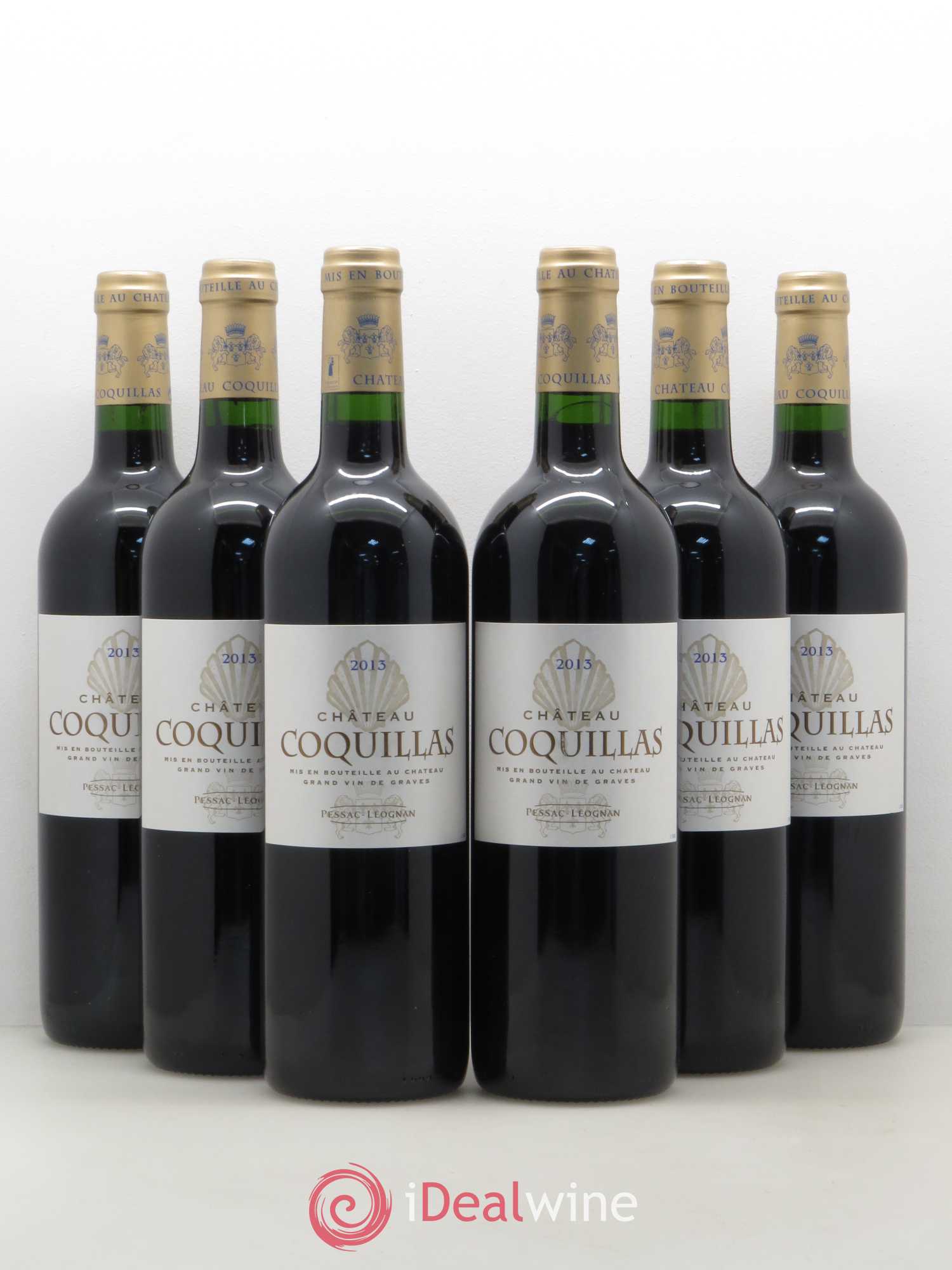 Pessac-Léognan Château Coquillas 2013 - Lot de 6 bouteilles - 0