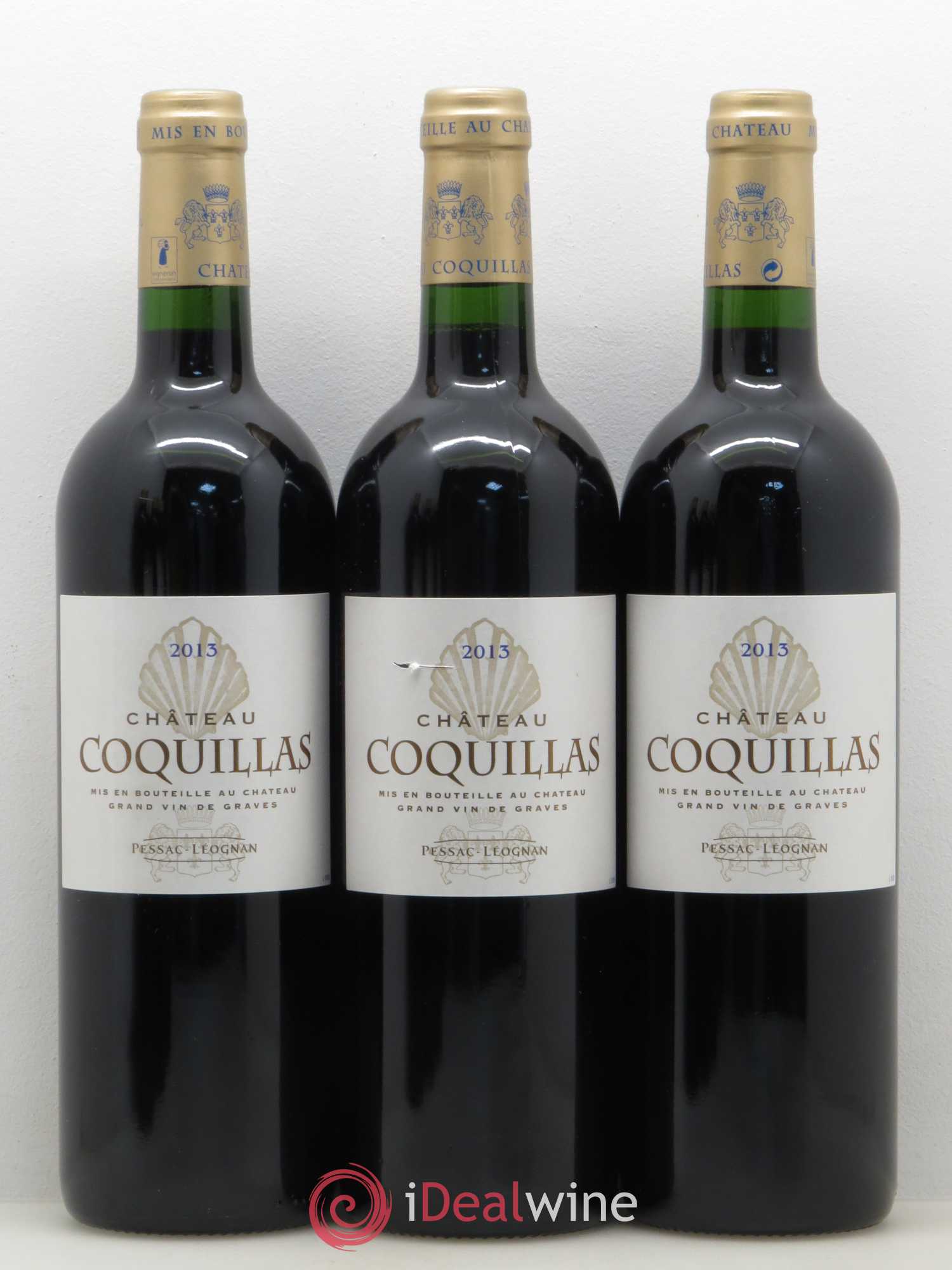 Pessac-Léognan Château Coquillas 2013 - Lot de 6 bouteilles - 1