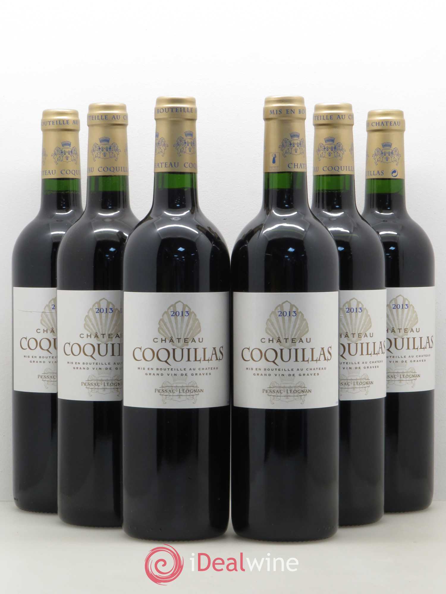 Pessac-Léognan Château Coquillas 2013 - Lot de 6 bouteilles - 0