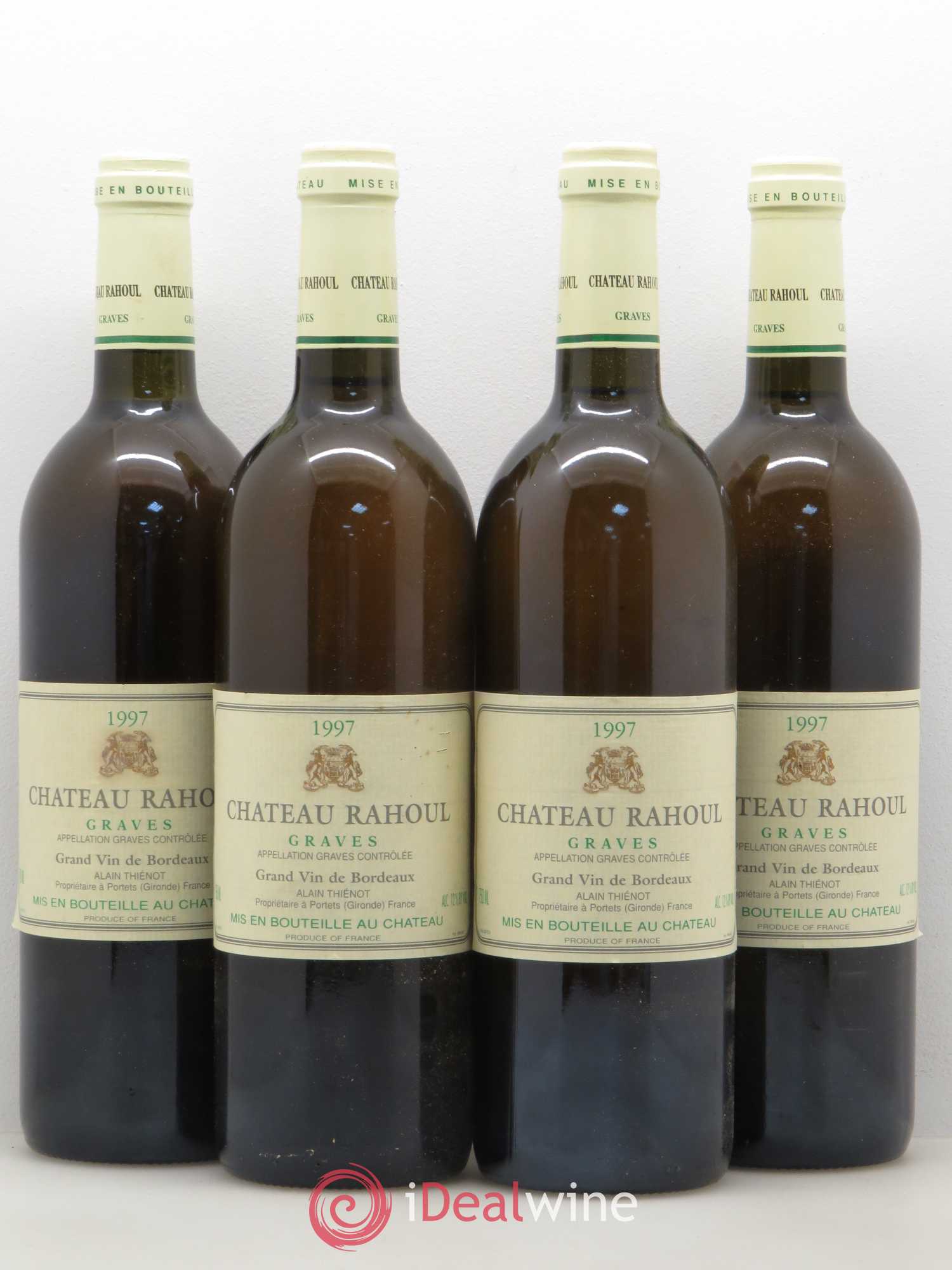 Château Rahoul 1997 - Lot de 4 bouteilles - 0