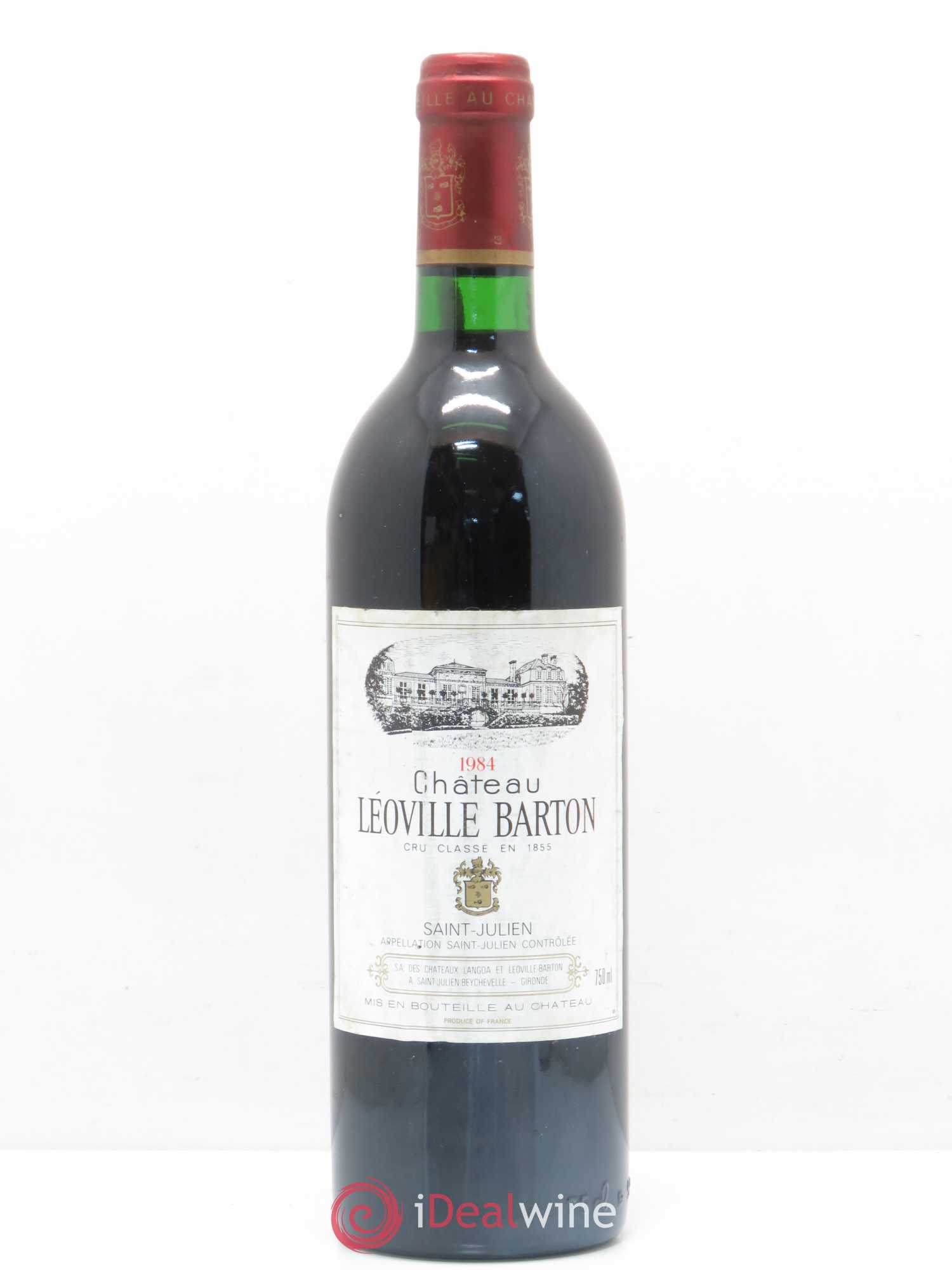 Château Léoville Barton 2ème Grand Cru Classé 1984 - Lot de 1 bouteille - 0
