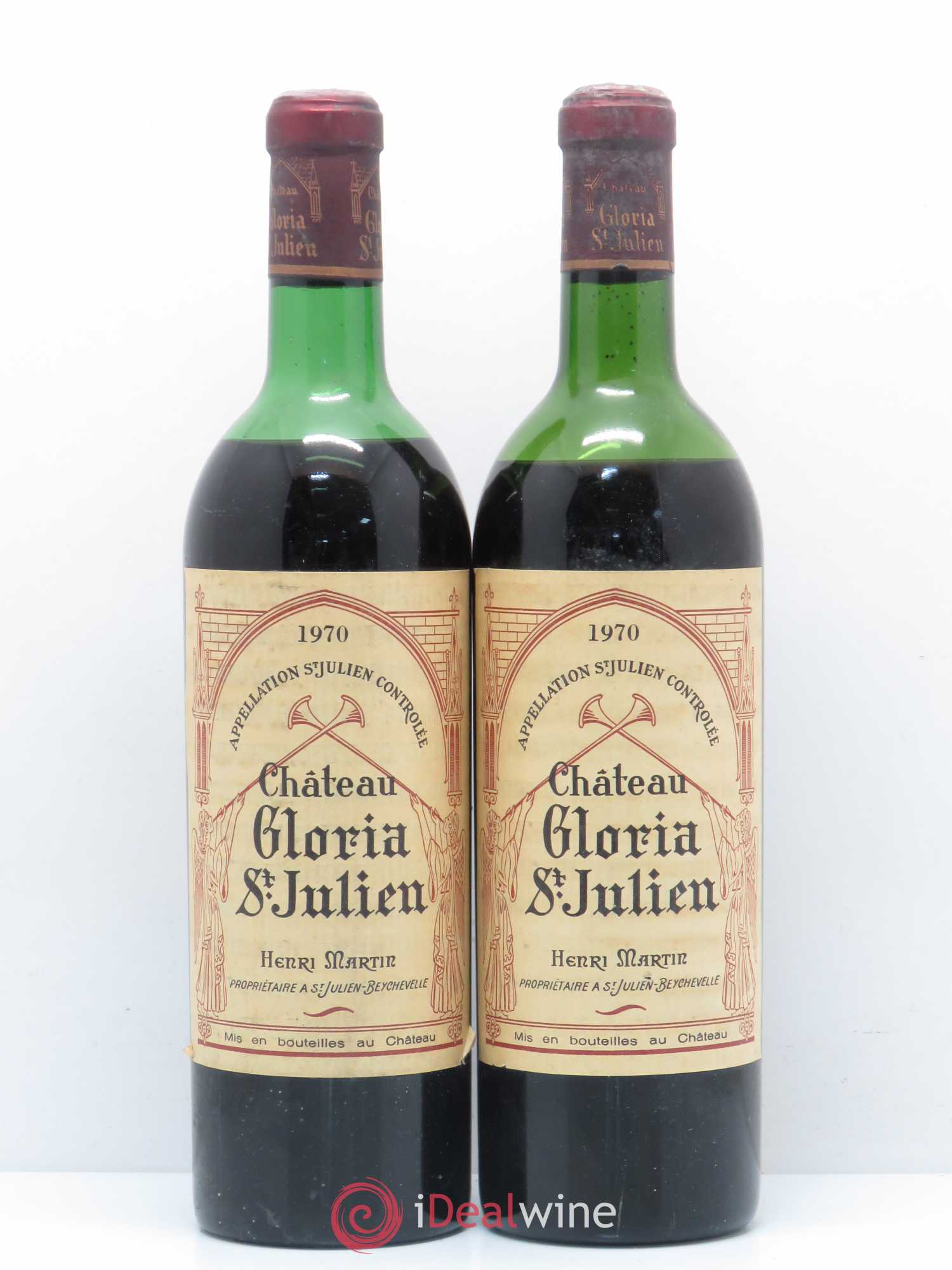 Château Gloria 1970 - Lot de 2 bouteilles - 0