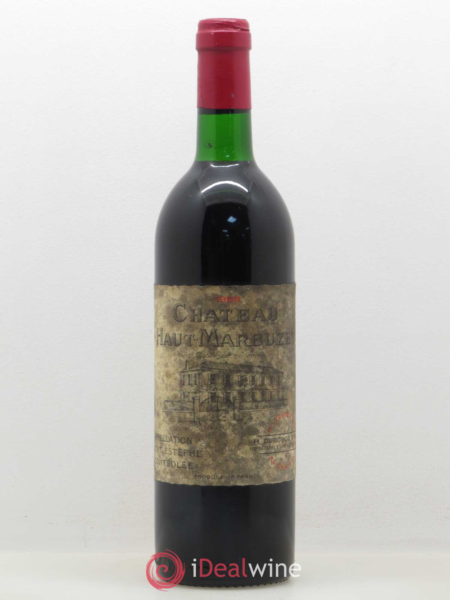 Château Haut Marbuzet 1988 - Lot de 1 bouteille - 0