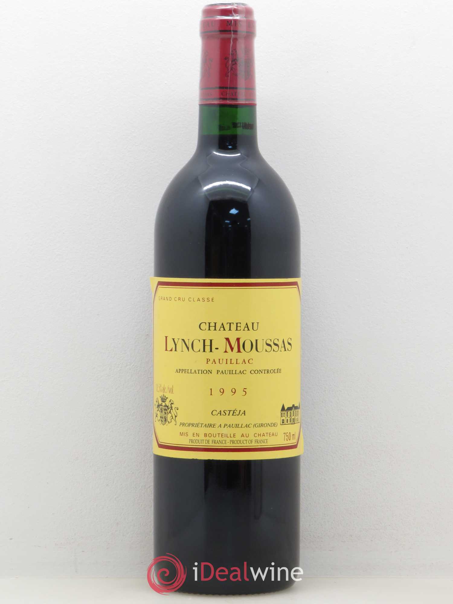 Château Lynch Moussas 5ème Grand Cru Classé 1995 - Lot de 1 bouteille - 0
