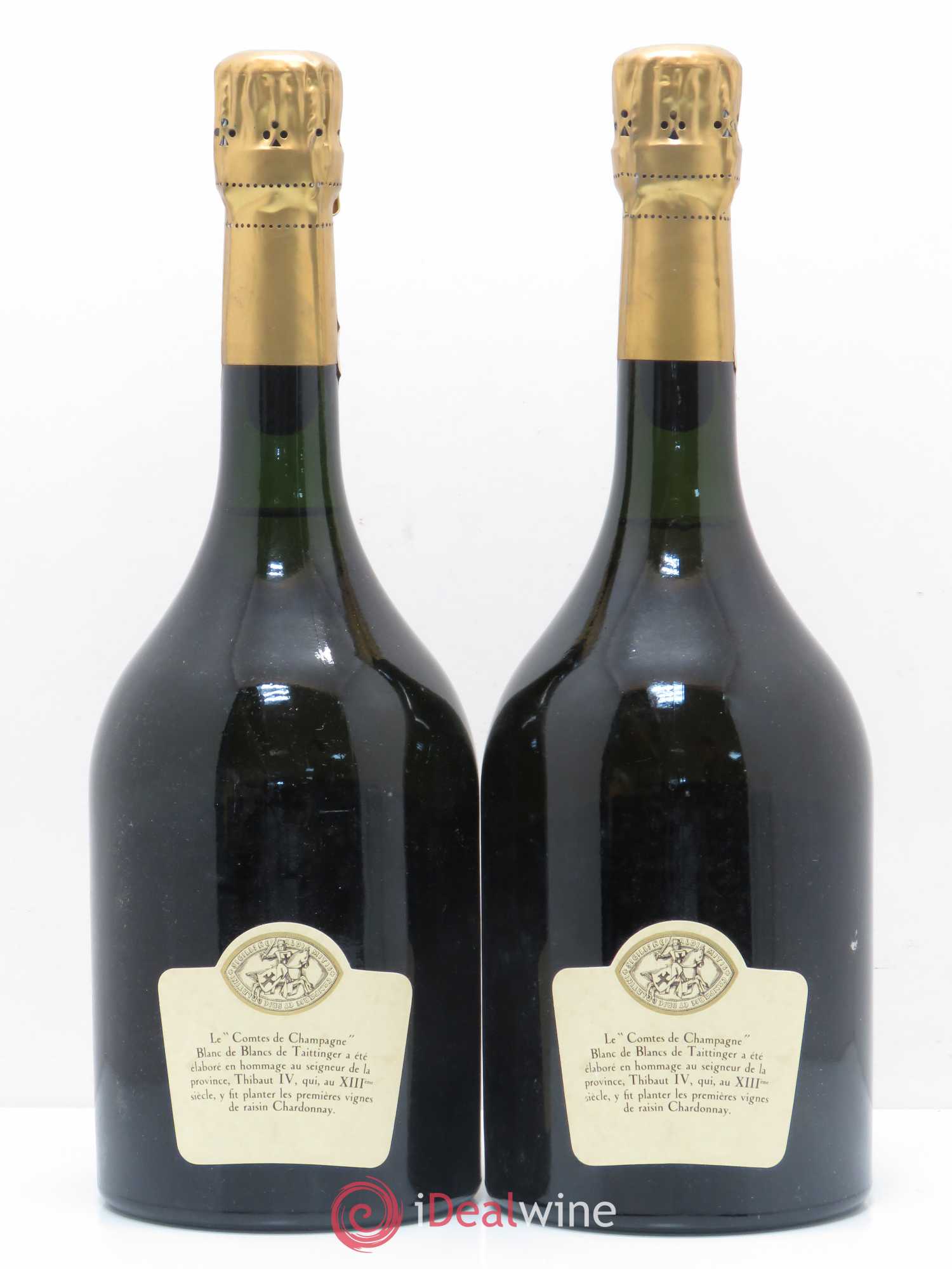 Comtes de Champagne Taittinger 1976 - Lot de 2 bouteilles - 1