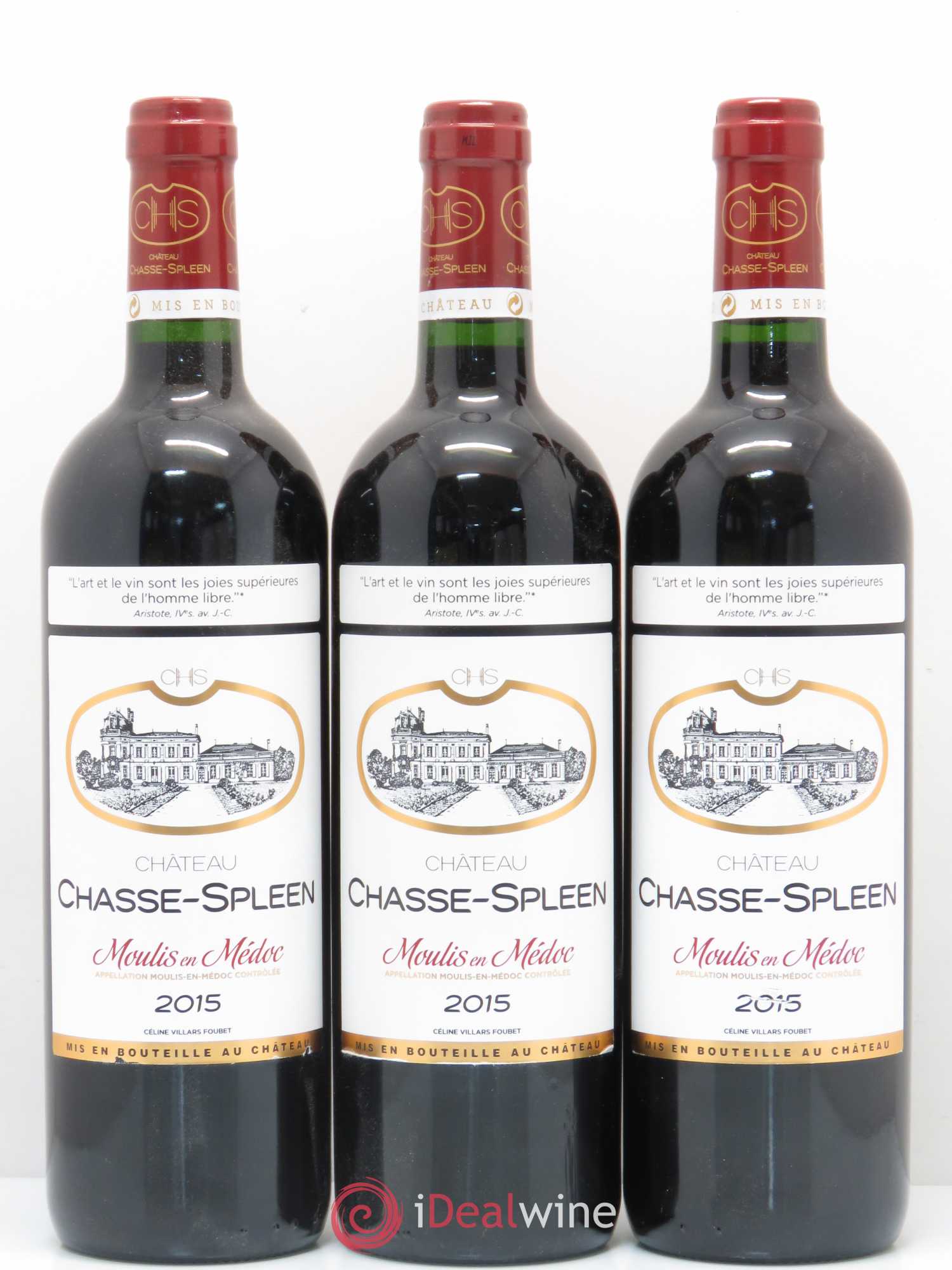 Château Chasse Spleen 2015 - Lot de 12 bouteilles - 1