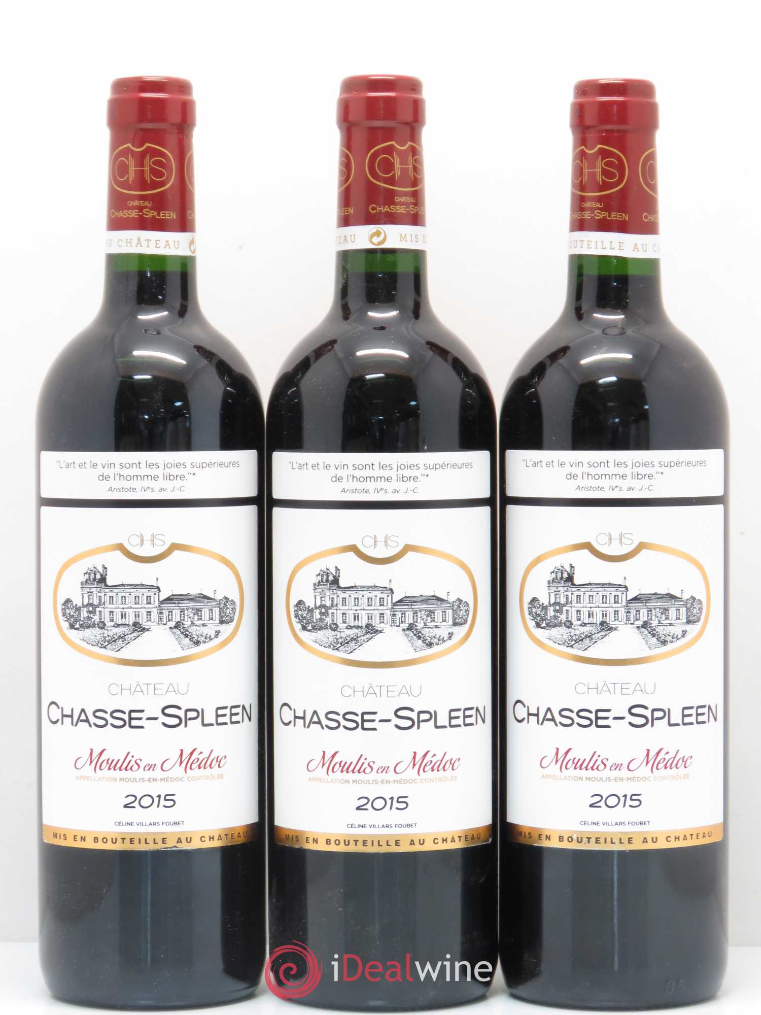 Château Chasse Spleen 2015 - Lot de 12 bouteilles - 3
