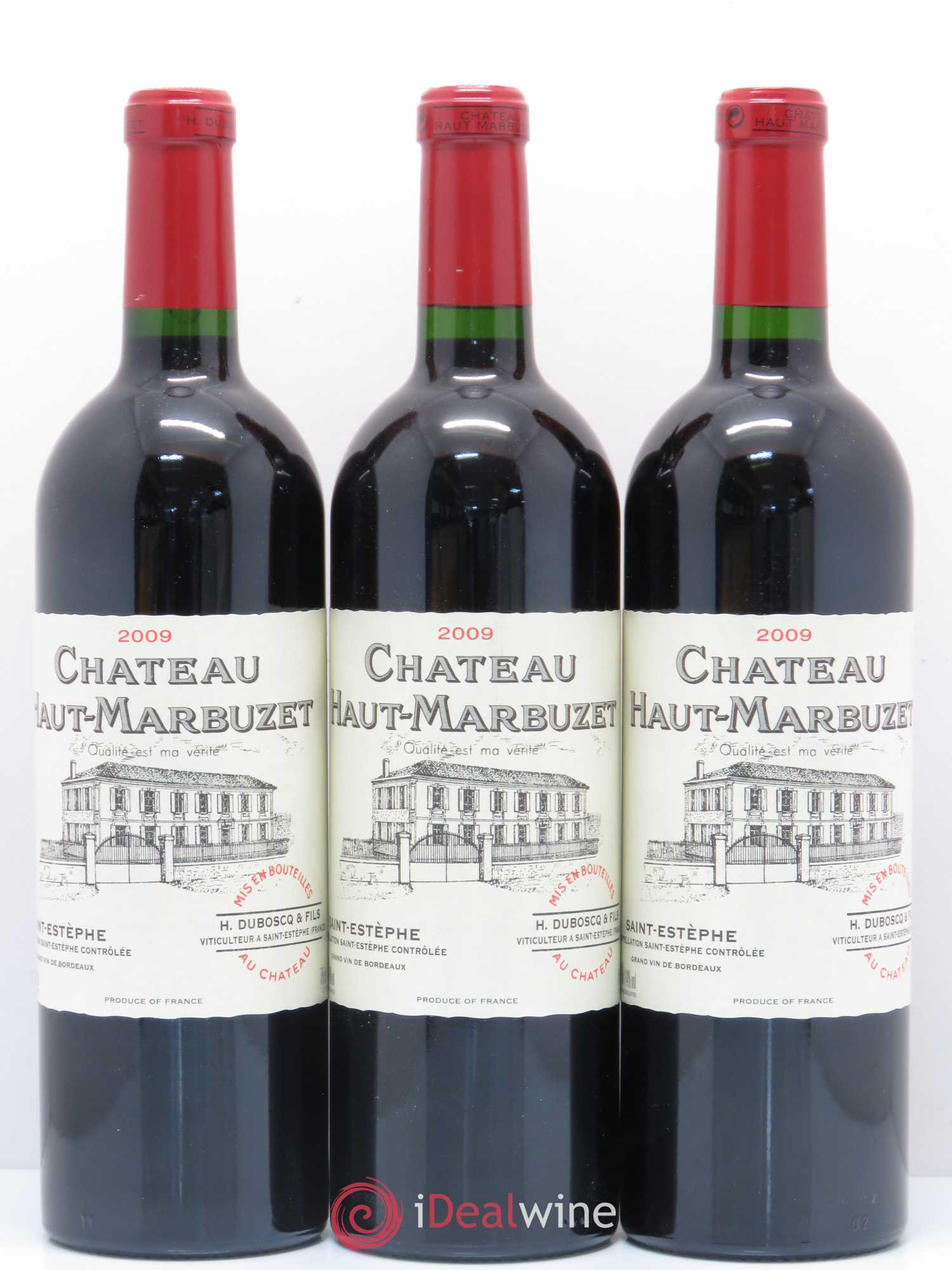 Château Haut Marbuzet 2009 - Lot de 6 bouteilles - 1
