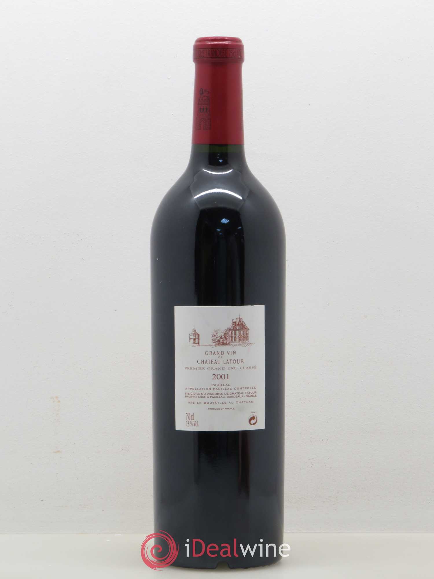 Château Latour 1er Grand Cru Classé 2001 - Lot de 1 bouteille - 1