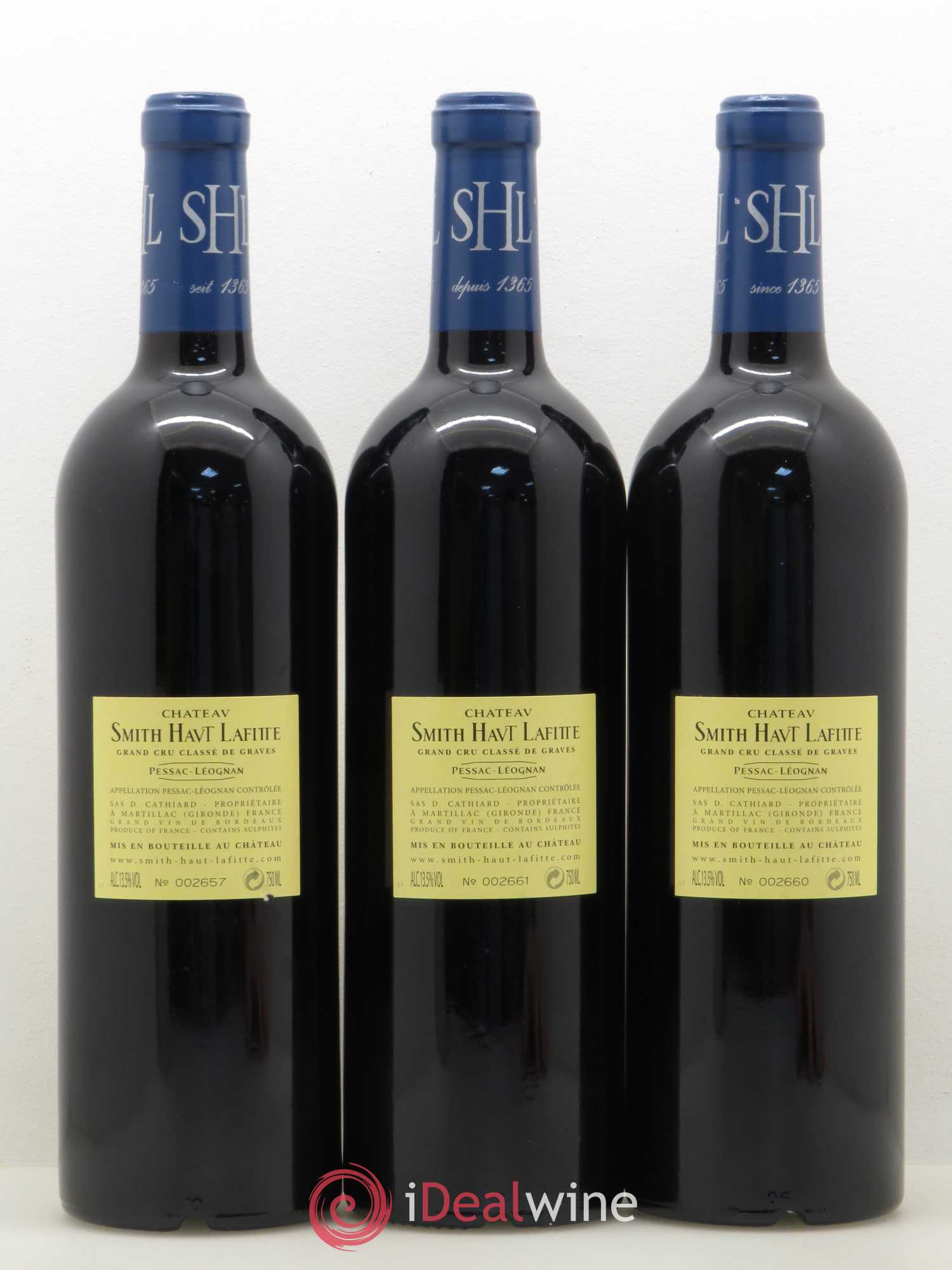 Château Smith Haut Lafitte Cru Classé de Graves 2005 - Lot de 3 bouteilles - 1