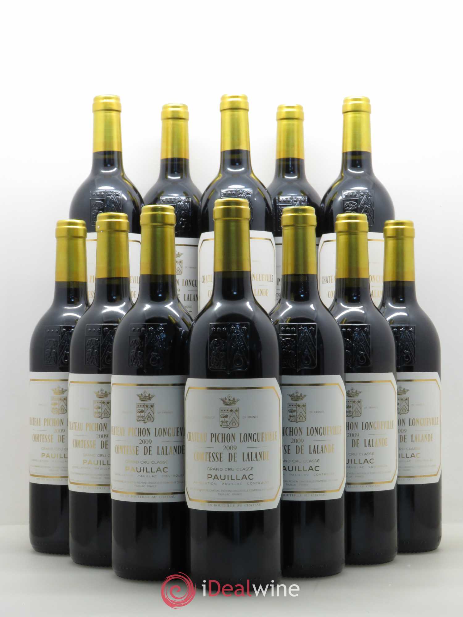Château Pichon Longueville Comtesse de Lalande 2ème Grand Cru Classé 2009 - Lot de 12 bouteilles - 0