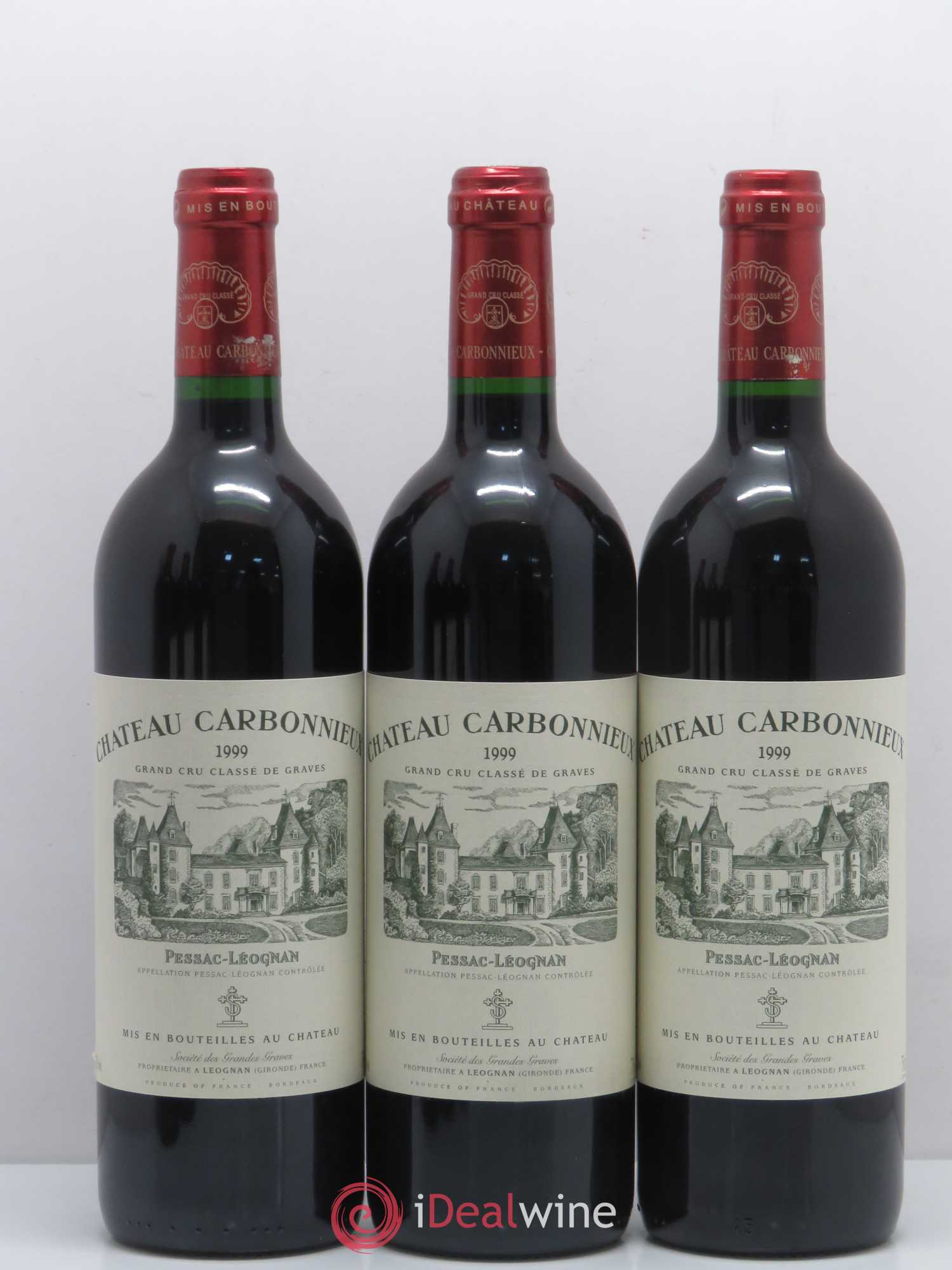 Château Carbonnieux Cru Classé de Graves 1999 - Lot de 12 bouteilles - 3