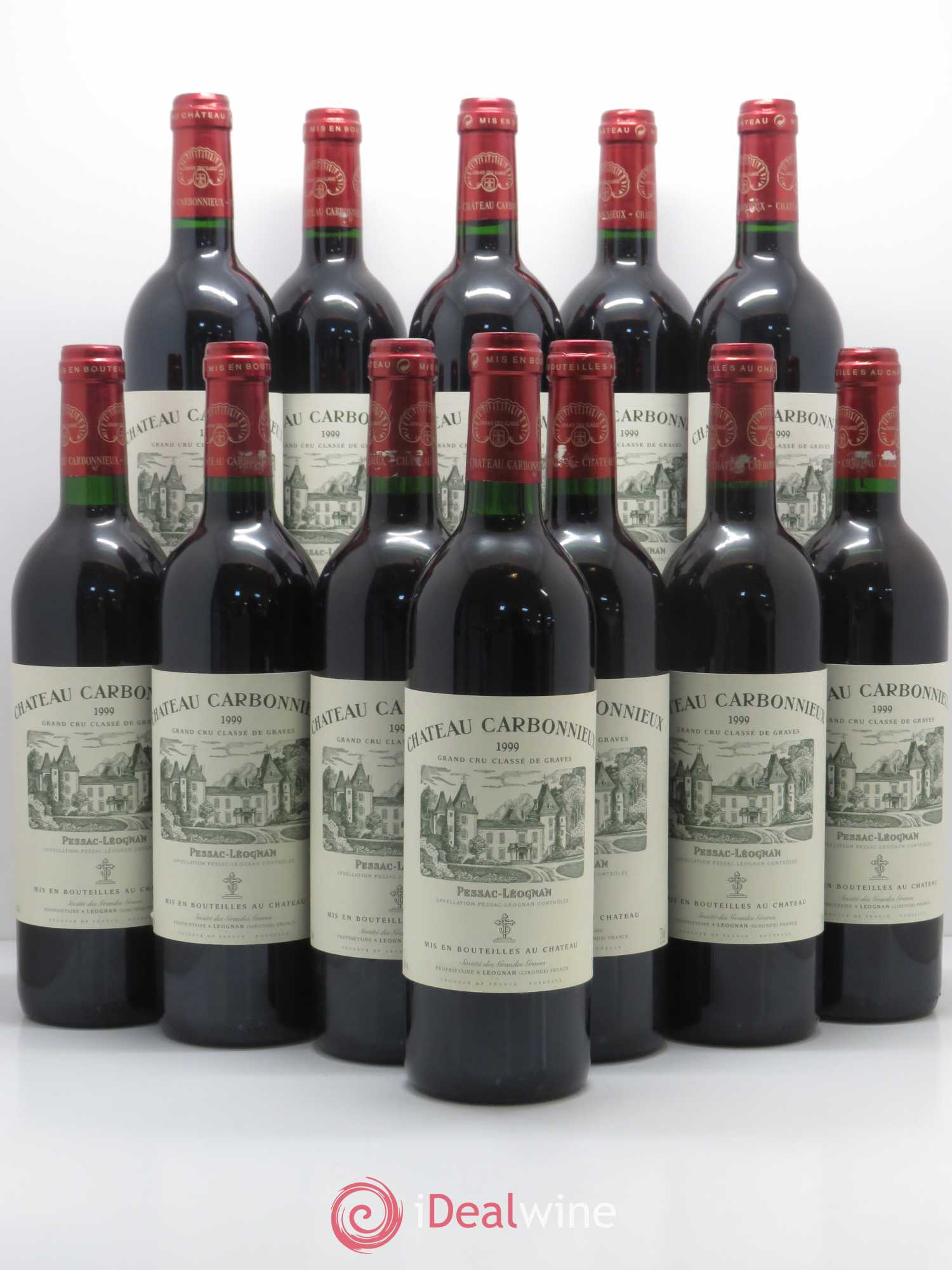Château Carbonnieux Cru Classé de Graves 1999 - Lot de 12 bouteilles - 0