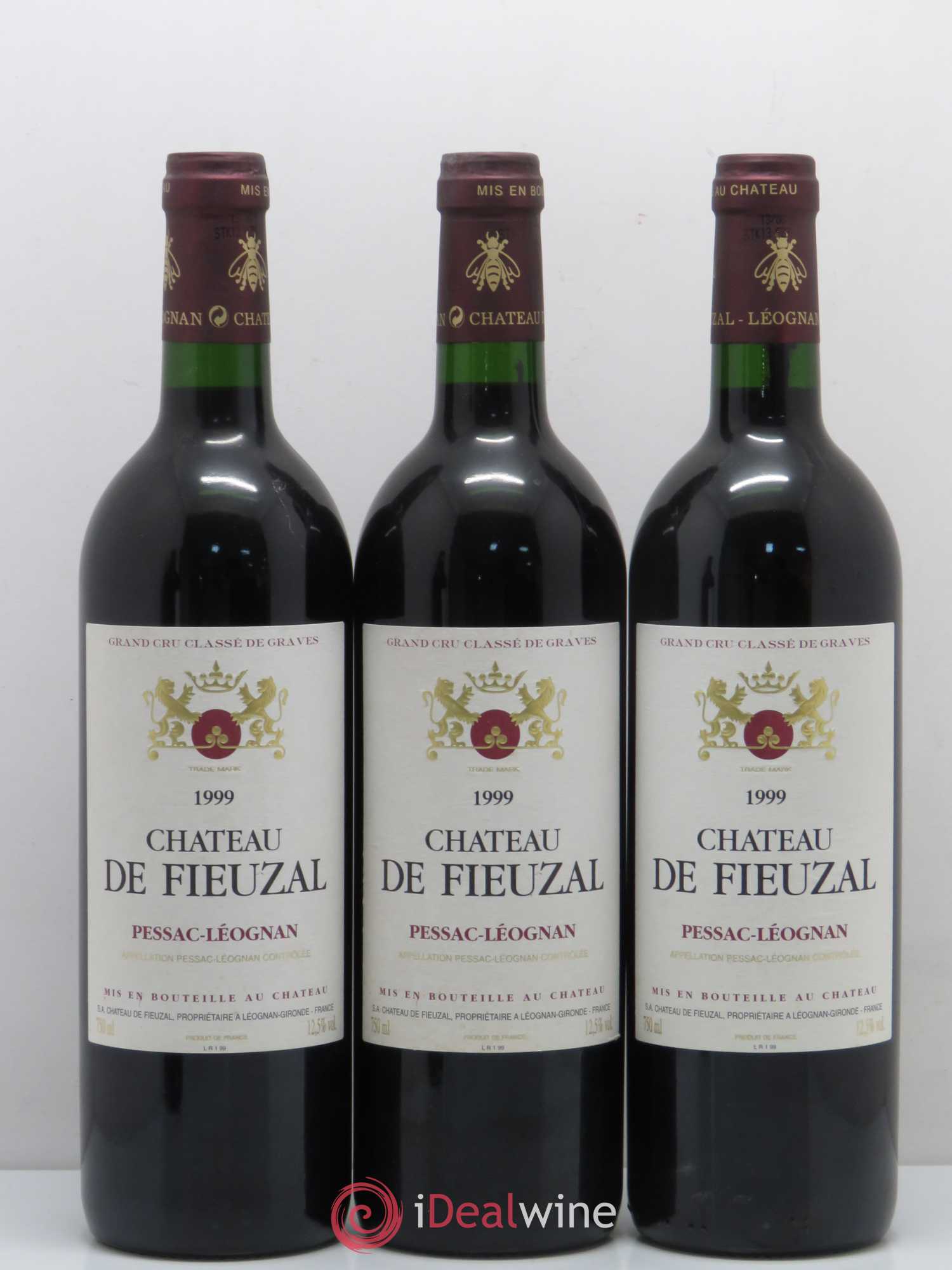 Château de Fieuzal Cru Classé de Graves 1999 - Lot de 12 bouteilles - 1