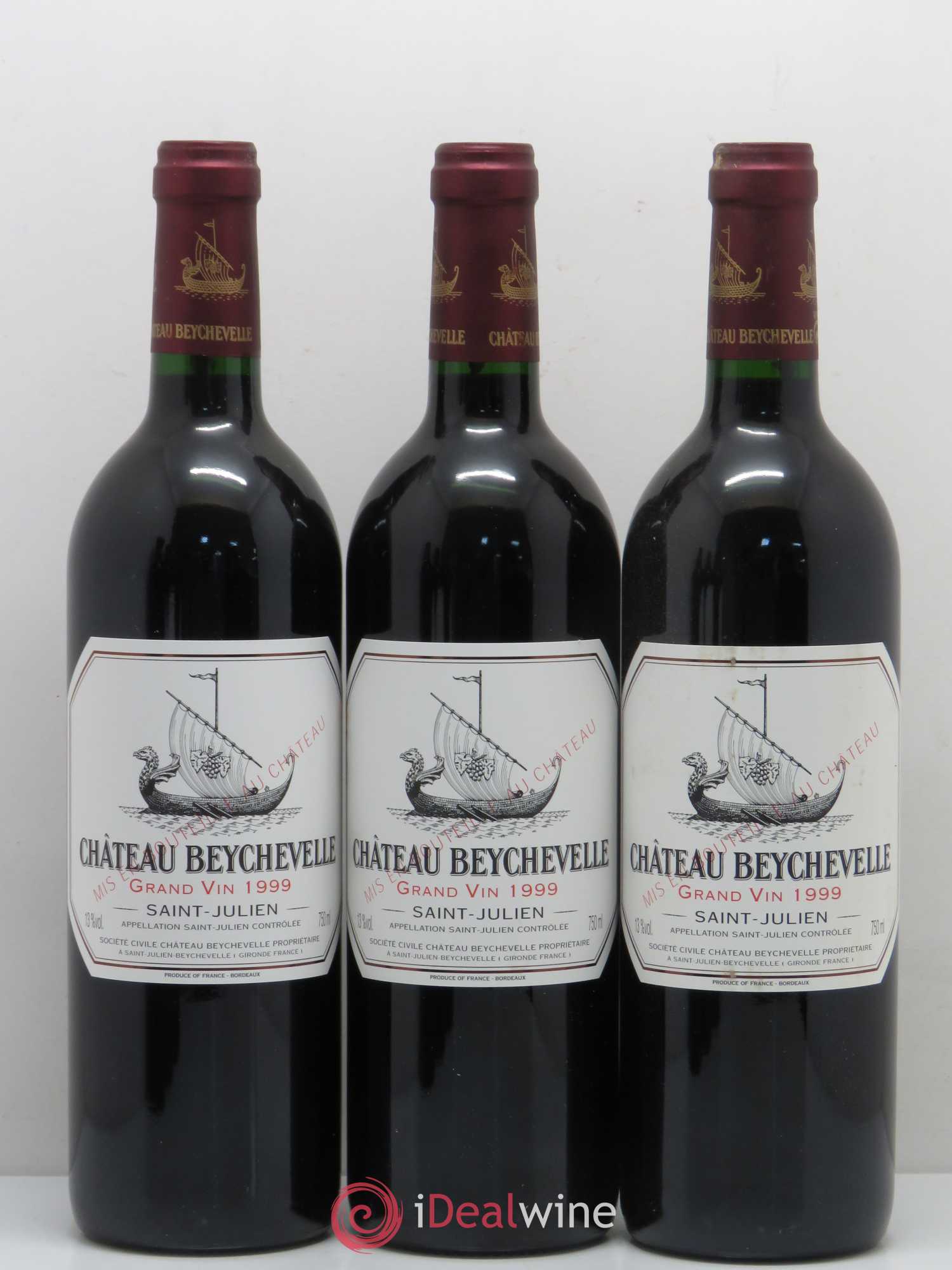 Château Beychevelle 4ème Grand Cru Classé 1999 - Lot de 12 bouteilles - 3