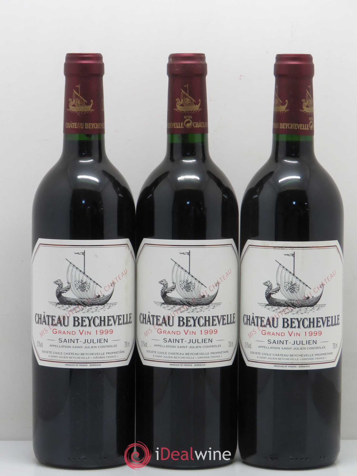 Château Beychevelle 4ème Grand Cru Classé 1999 - Lot de 12 bouteilles - 4