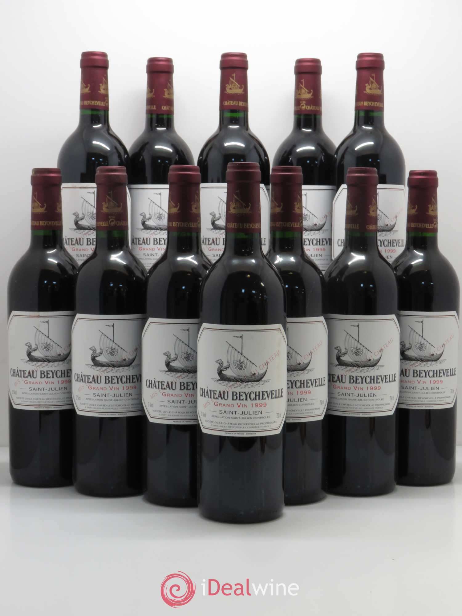 Château Beychevelle 4ème Grand Cru Classé 1999 - Lot de 12 bouteilles - 0