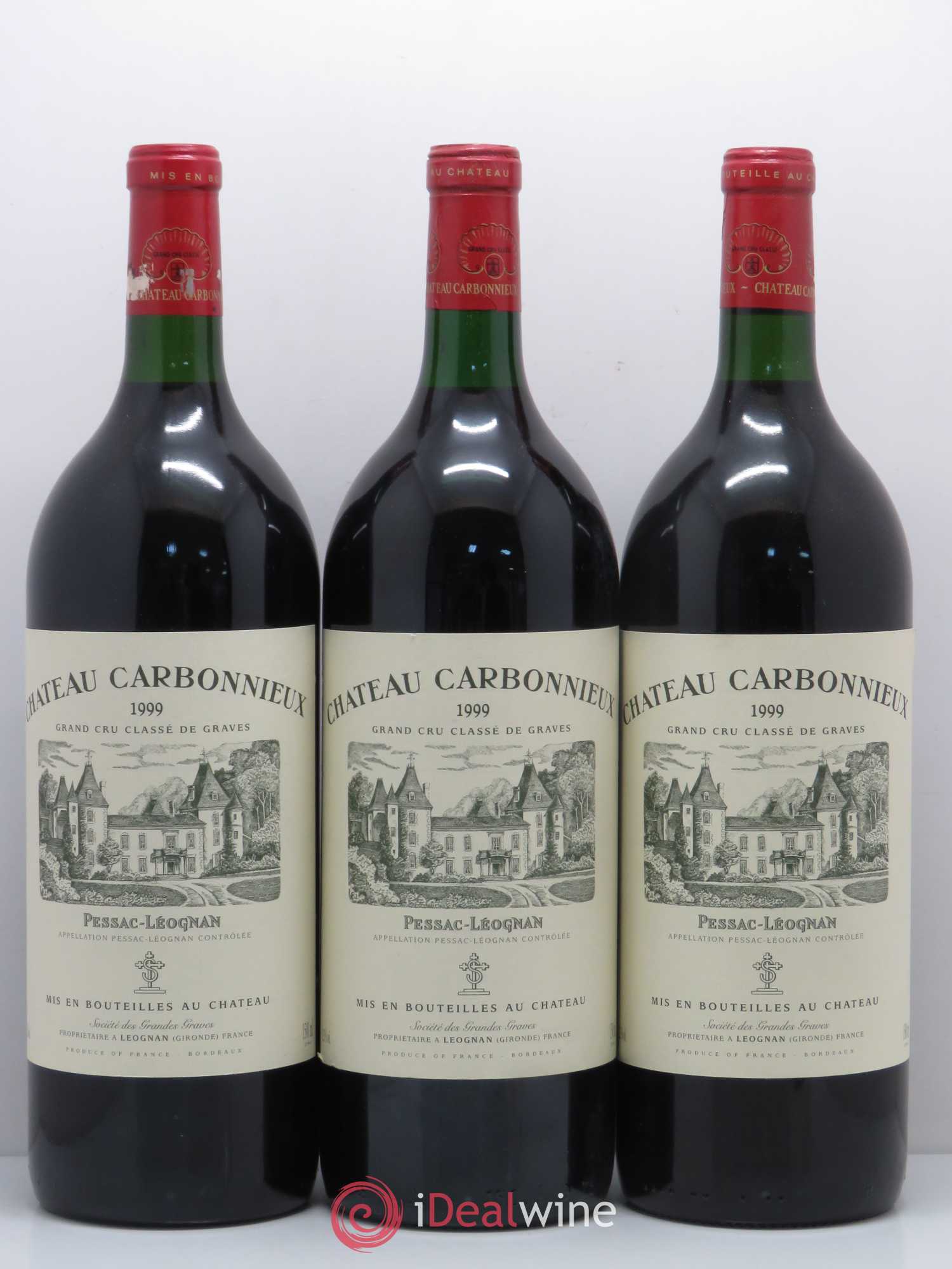Château Carbonnieux Cru Classé de Graves 1999 - Lot de 6 magnums - 2